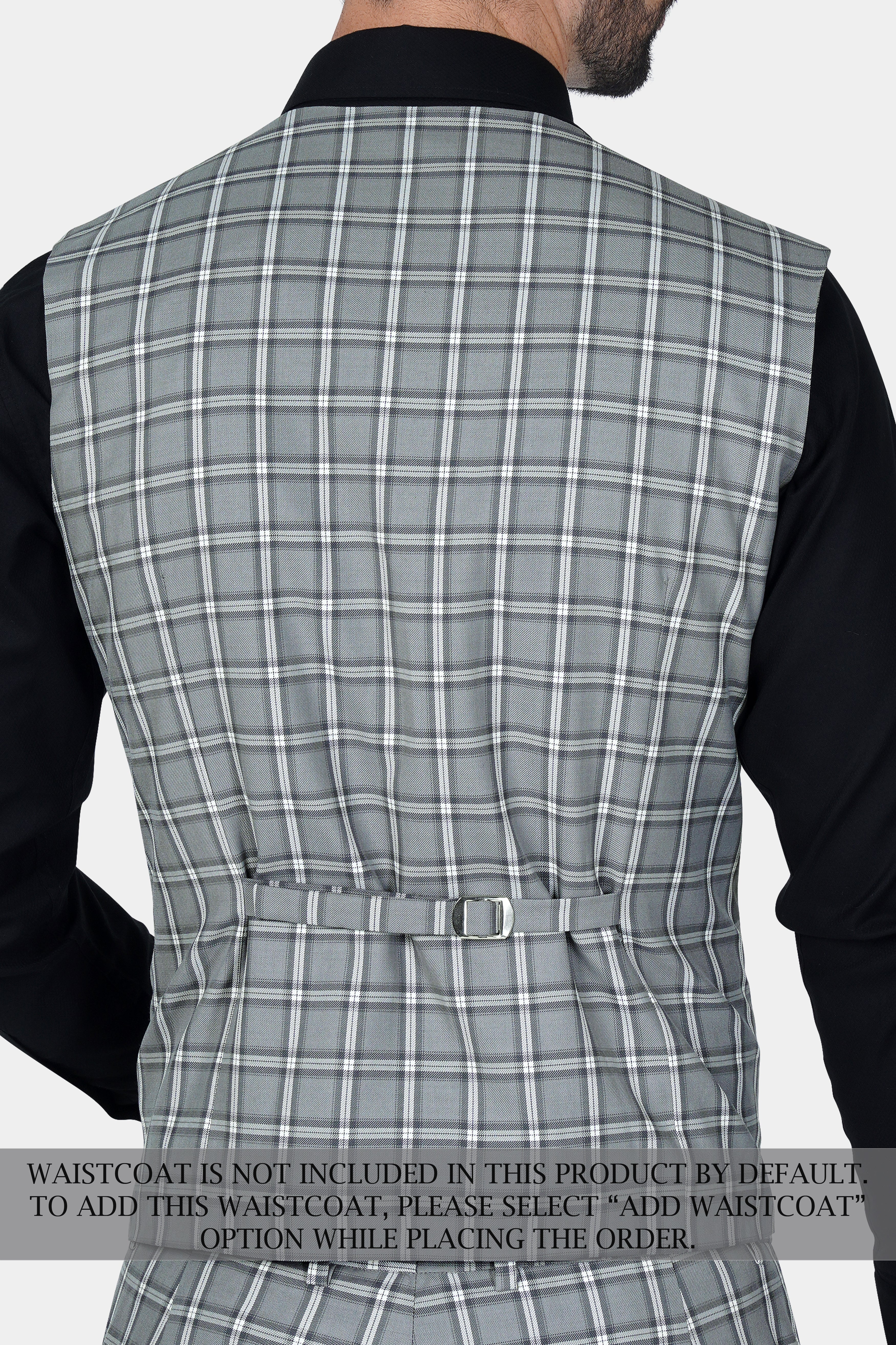 Pewter Gray and White Windowpane Wool Rich Suit ST3134-SB-36, ST3134-SB-38, ST3134-SB-40, ST3134-SB-42, ST3134-SB-44, ST3134-SB-46, ST3134-SB-48, ST3134-SB-50, ST3134-SB-52, ST3134-SB-54, ST3134-SB-56, ST3134-SB-58, ST3134-SB-60