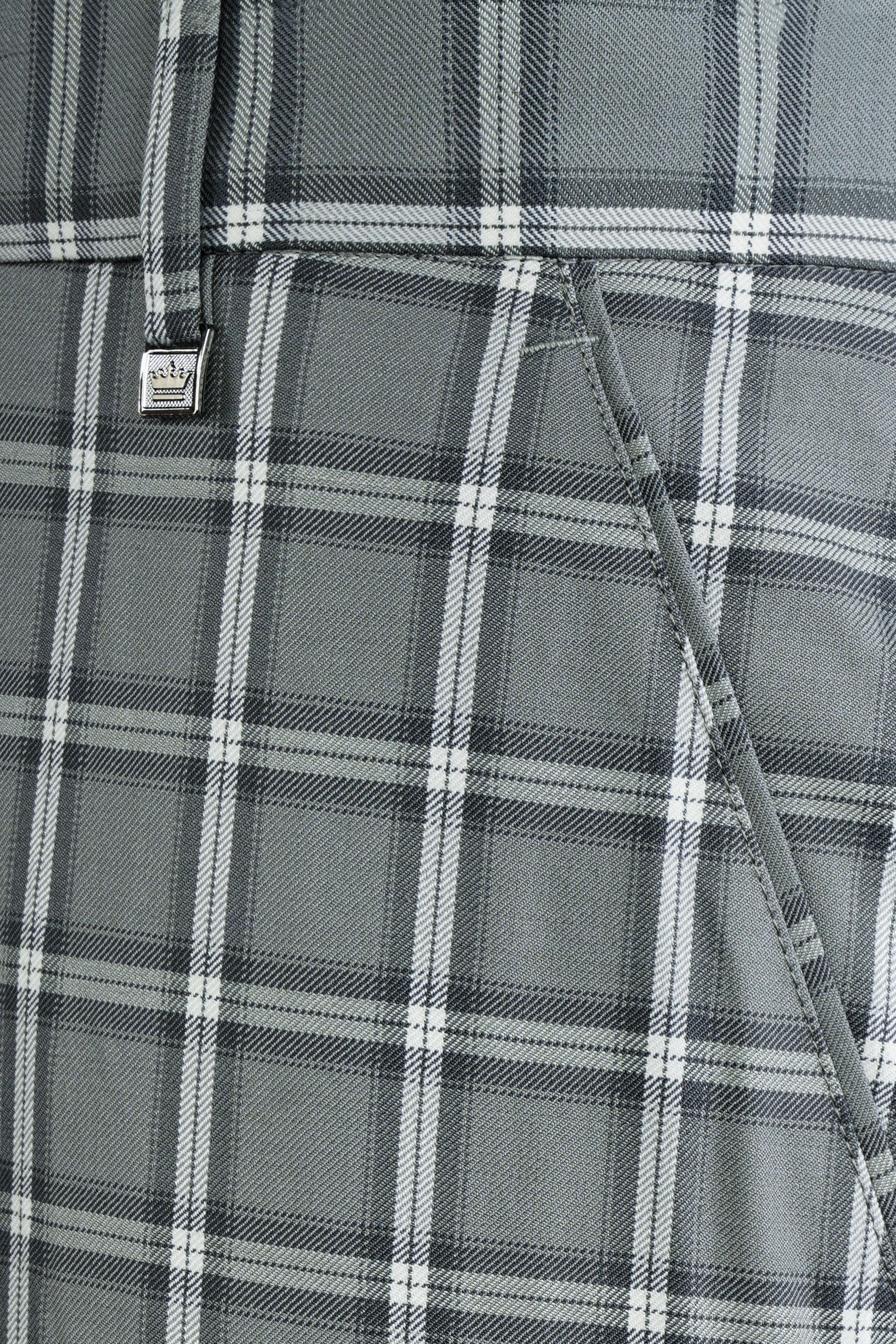 Pewter Gray and White Windowpane Wool Rich Suit ST3134-SB-36, ST3134-SB-38, ST3134-SB-40, ST3134-SB-42, ST3134-SB-44, ST3134-SB-46, ST3134-SB-48, ST3134-SB-50, ST3134-SB-52, ST3134-SB-54, ST3134-SB-56, ST3134-SB-58, ST3134-SB-60