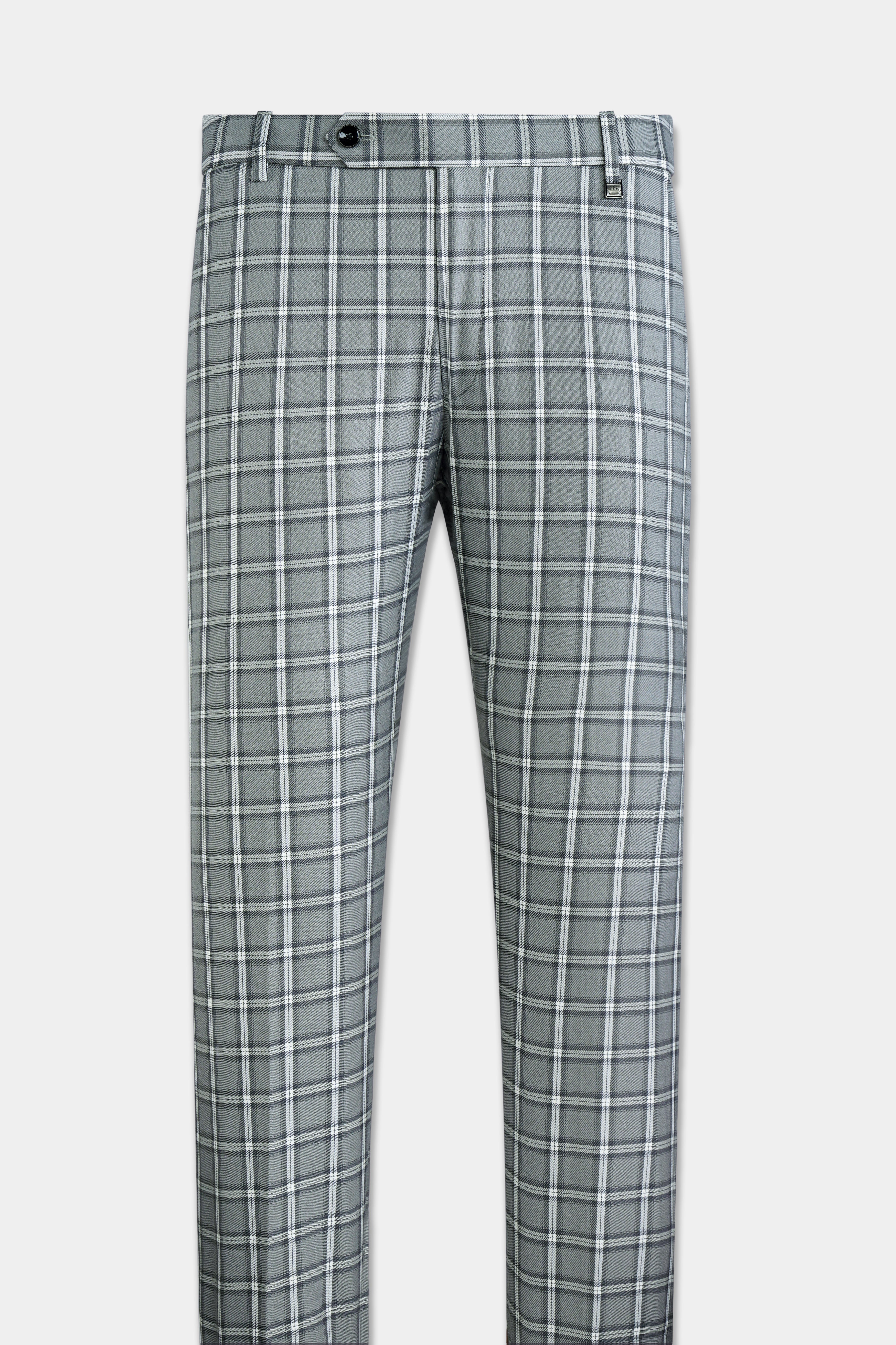 Pewter Gray and White Windowpane Wool Rich Suit ST3134-SB-36, ST3134-SB-38, ST3134-SB-40, ST3134-SB-42, ST3134-SB-44, ST3134-SB-46, ST3134-SB-48, ST3134-SB-50, ST3134-SB-52, ST3134-SB-54, ST3134-SB-56, ST3134-SB-58, ST3134-SB-60