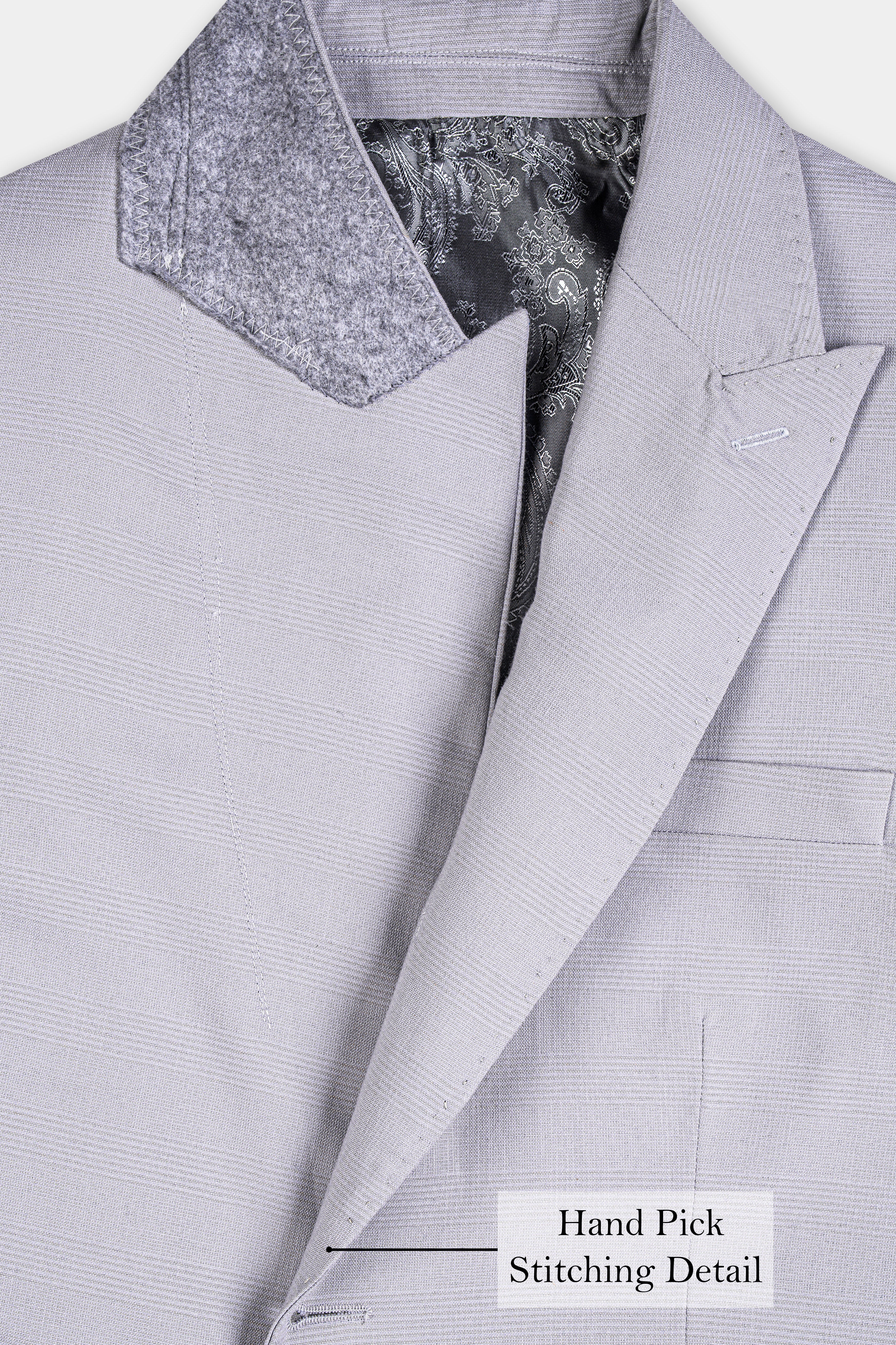 Seed Gray Wool Rich Suit