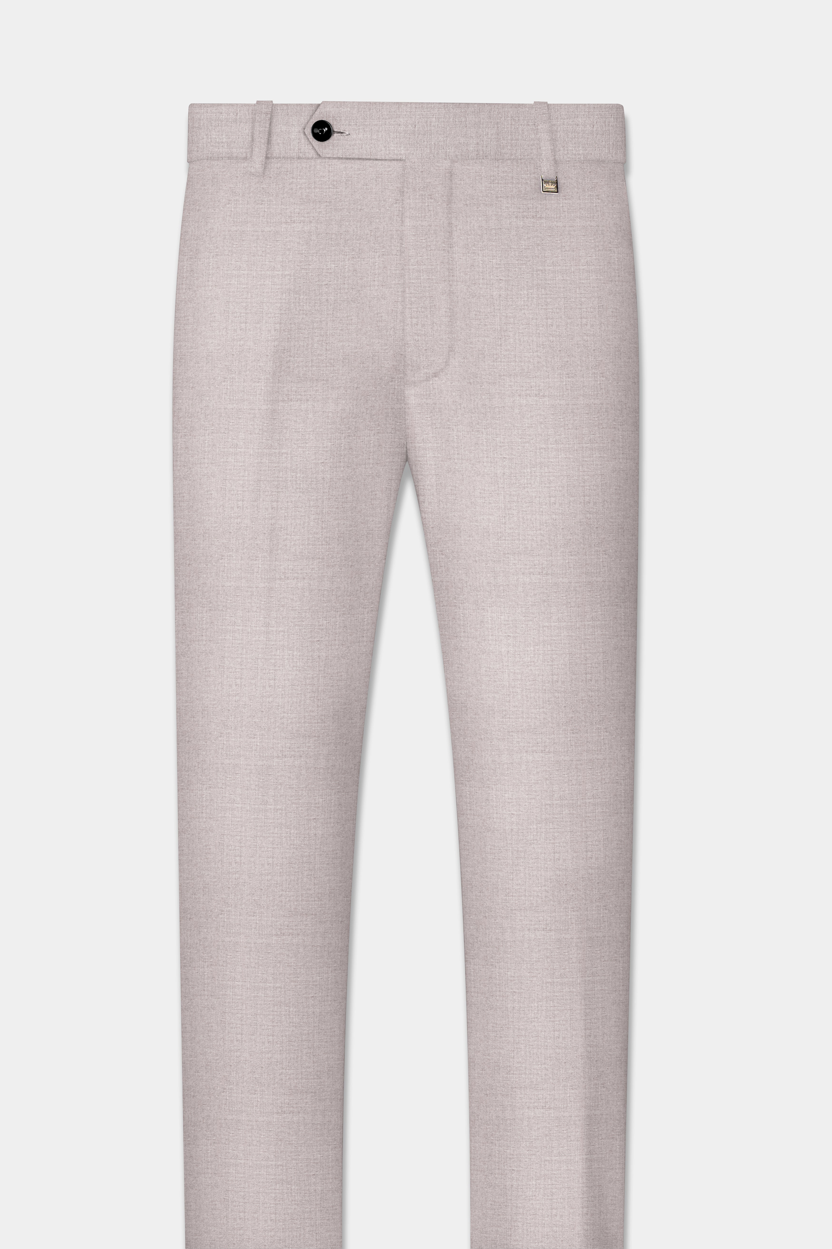 Clamshell Cream Wool Rich Bandhgala Suit