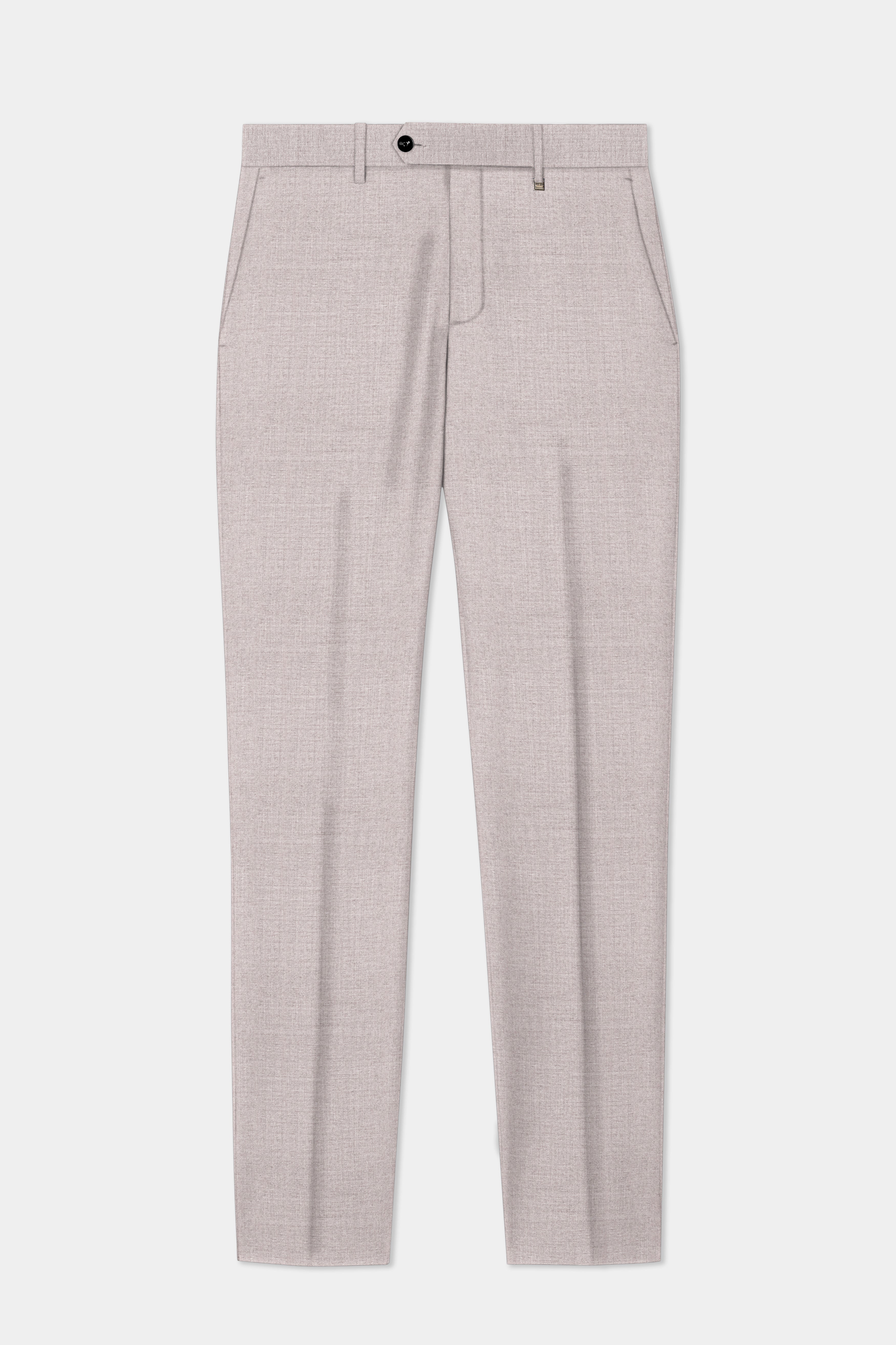 Clamshell Cream Wool Rich Bandhgala Suit