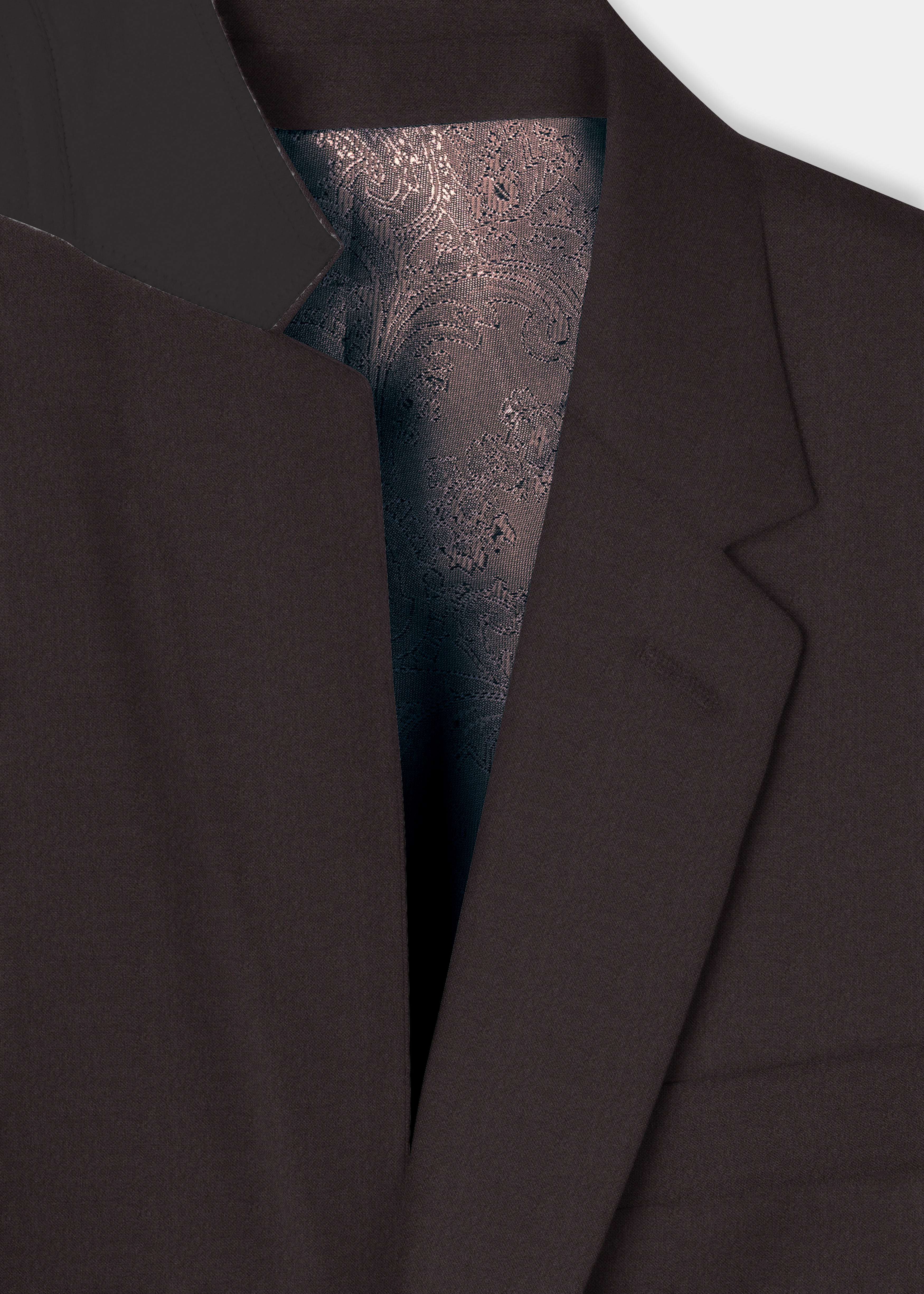 Birch Brown Wool Rich Suit