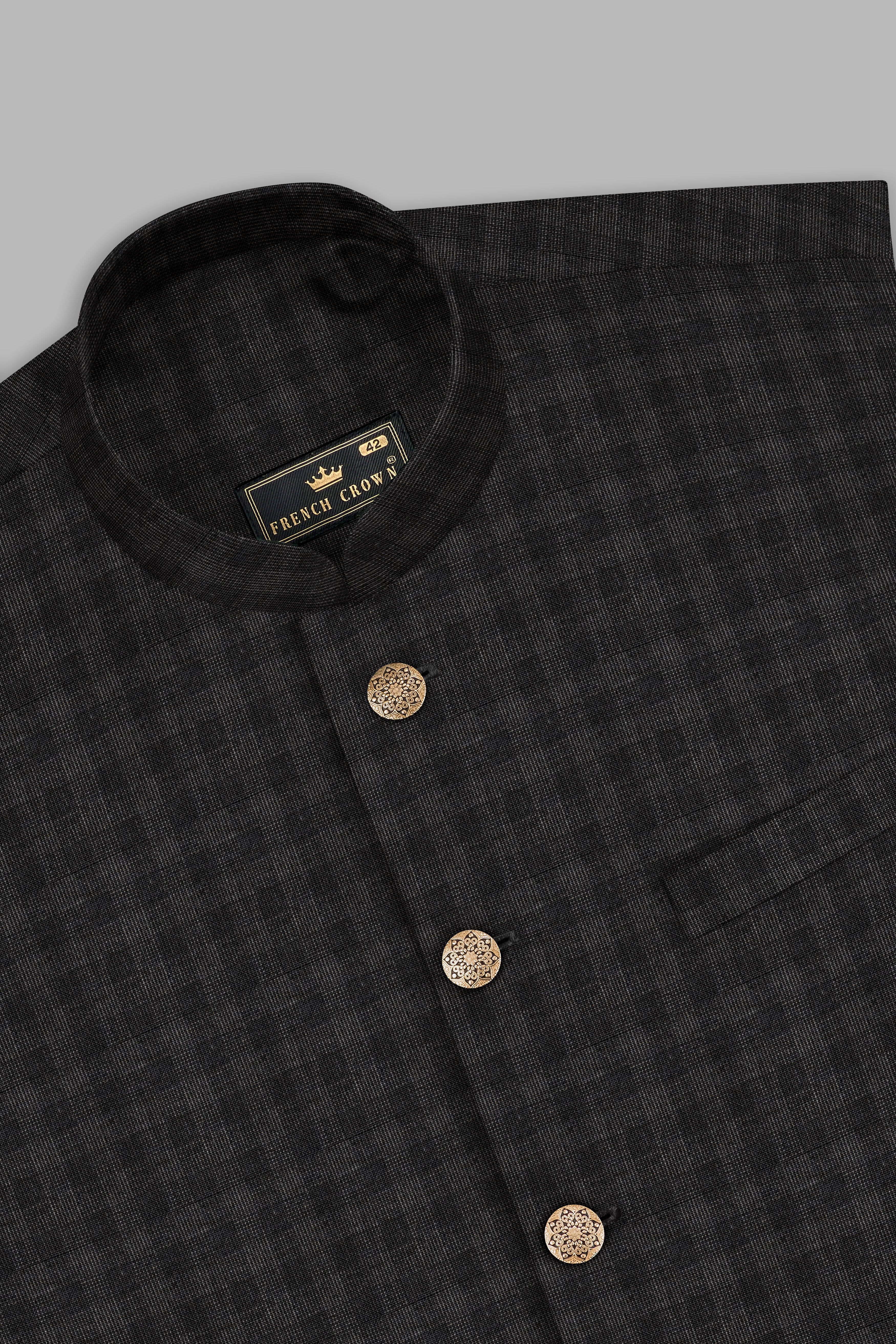 Thunder Gray Plaid Wool Rich Suit