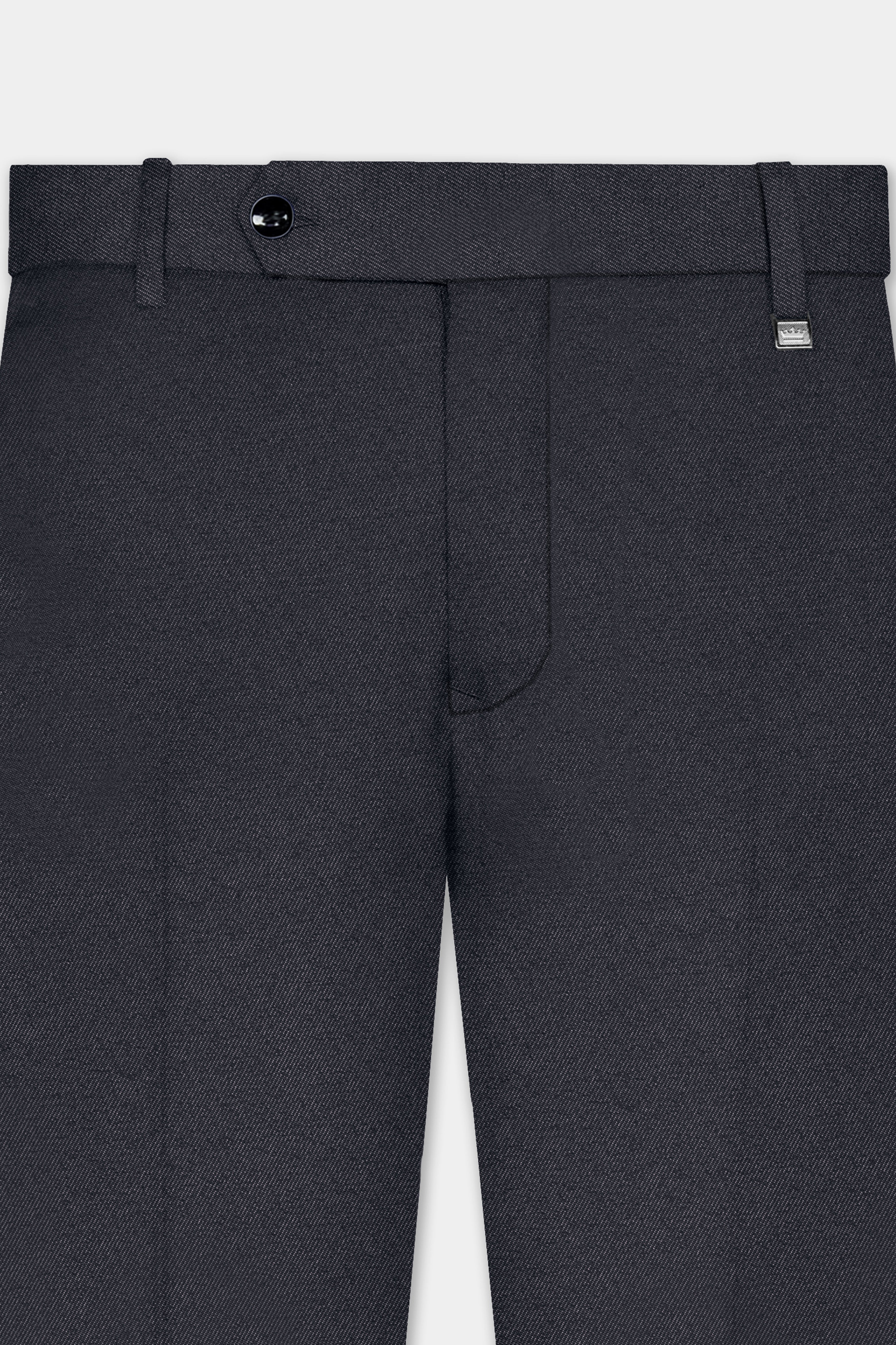 Piano Gray Wool Blend Single Breasted Suit