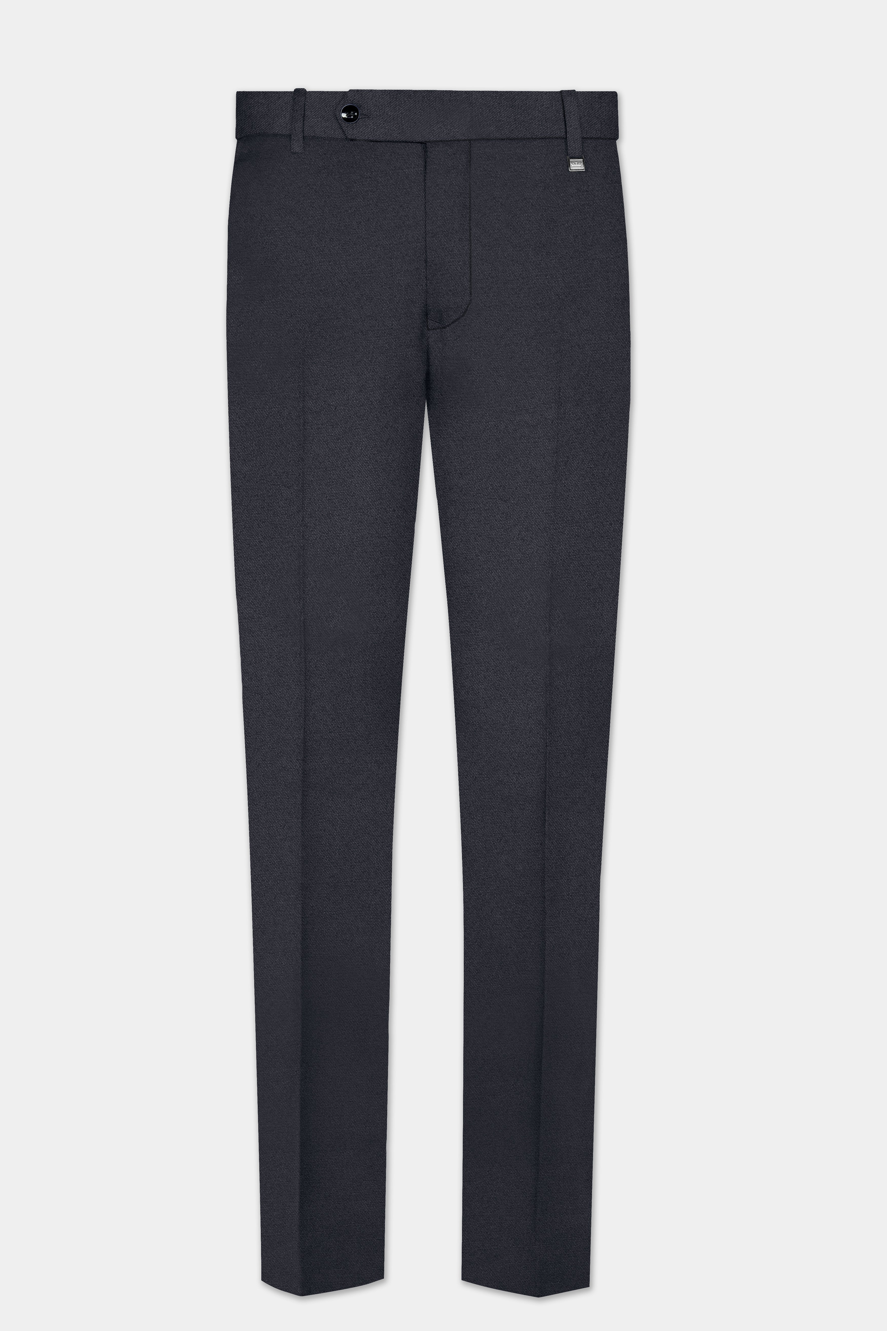 Piano Gray Wool Blend Single Breasted Suit