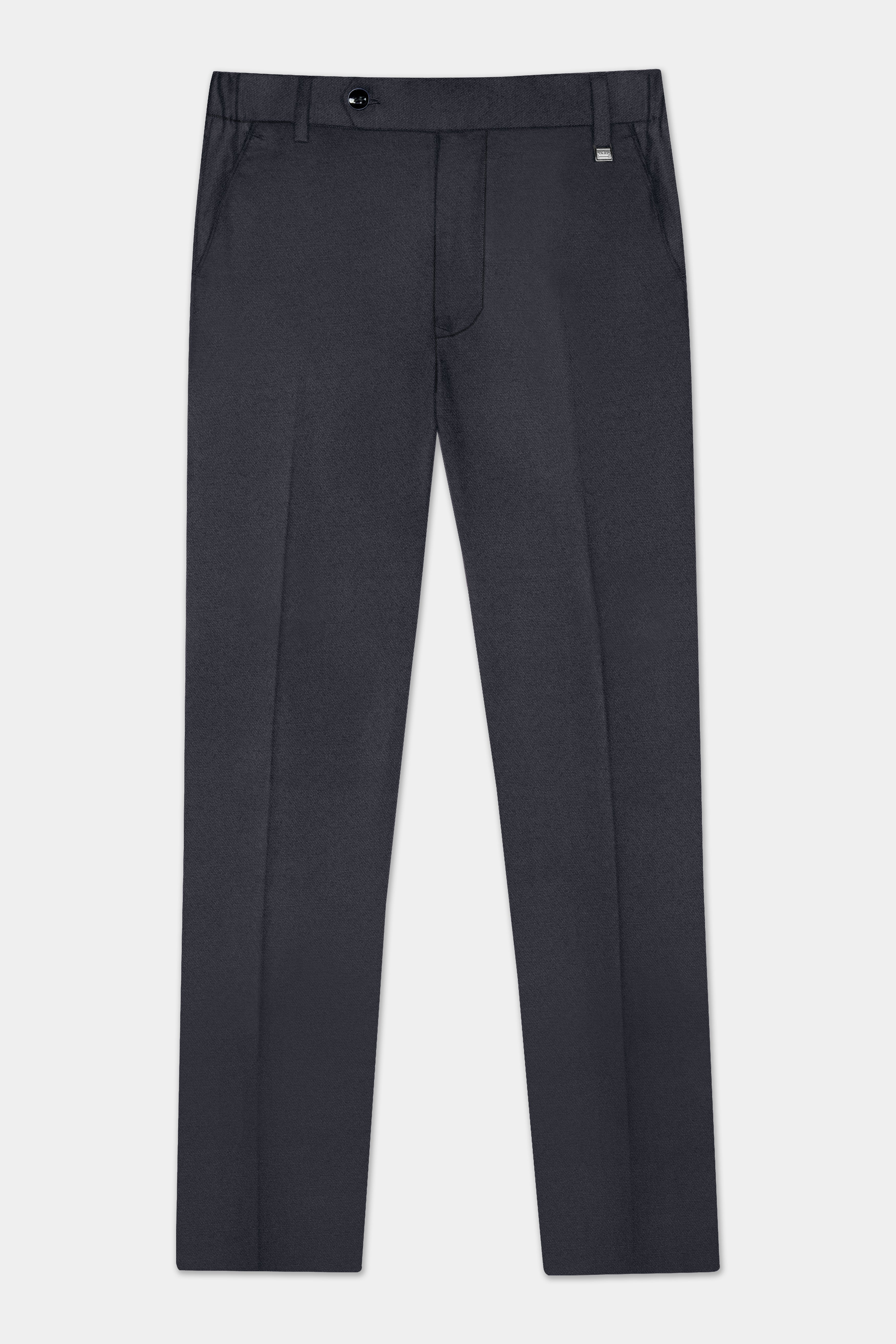Piano Gray Wool Blend Single Breasted Suit