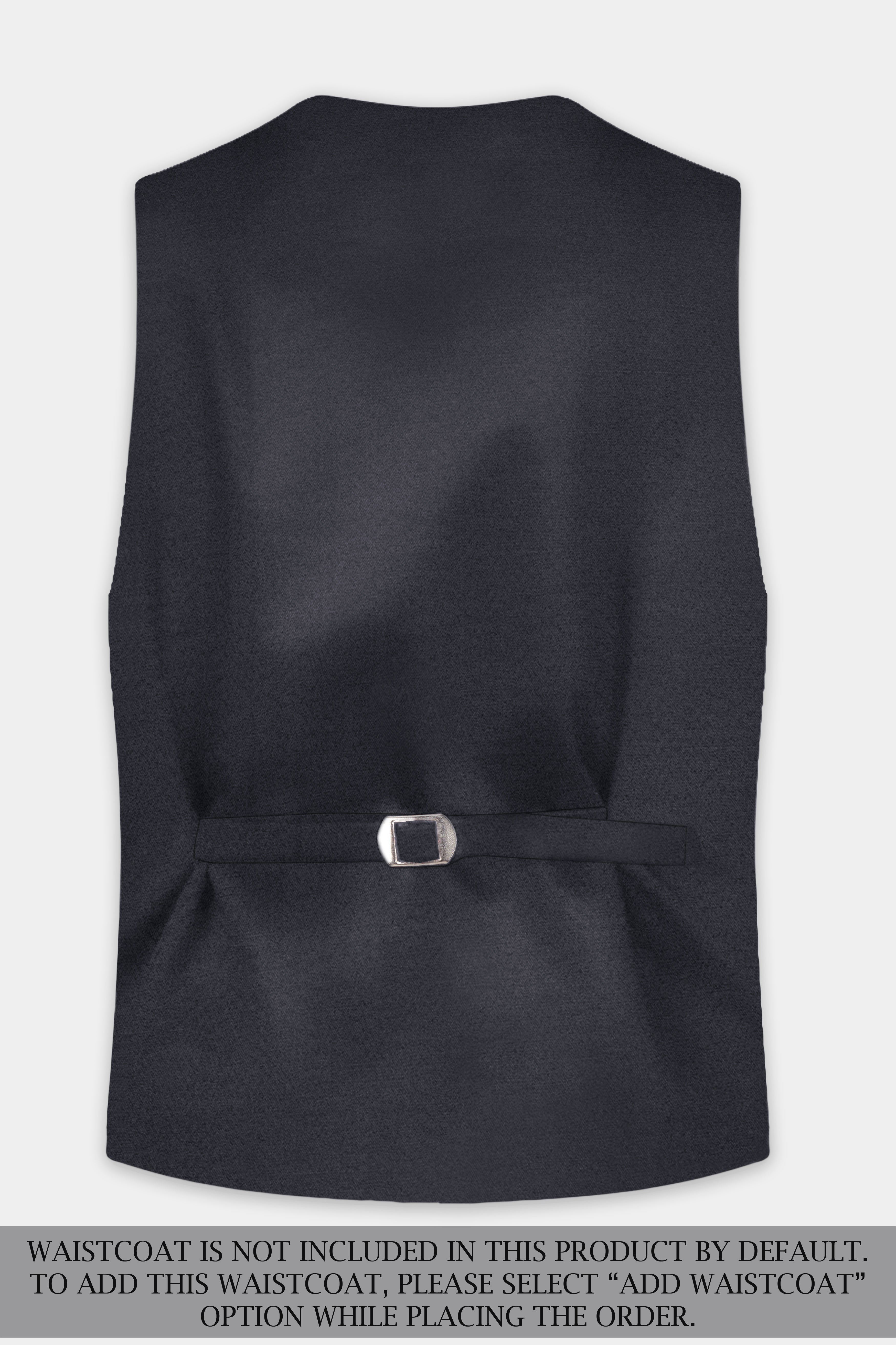 Piano Gray Wool Blend Single Breasted Suit