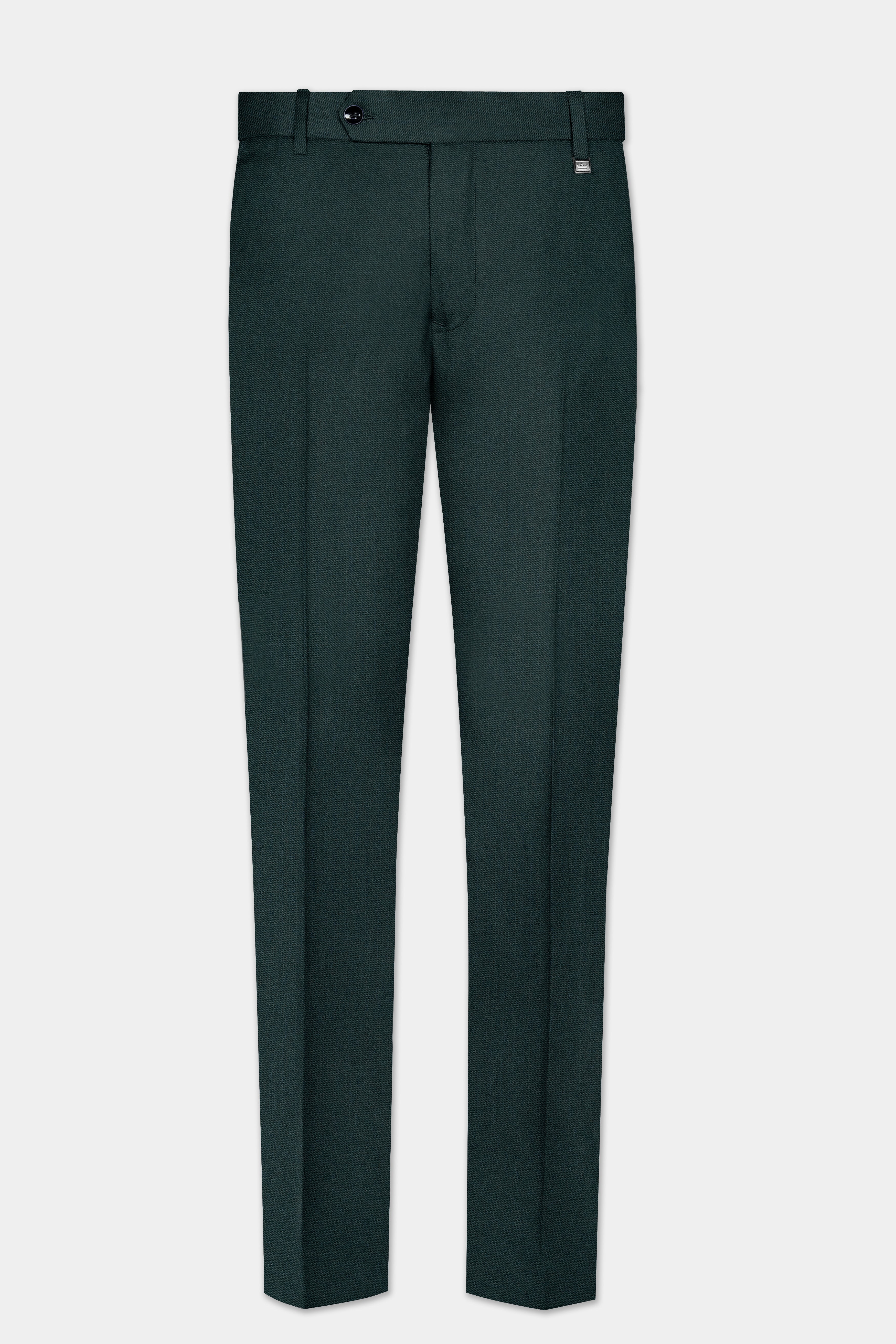 Timber Green Wool Rich Single Breasted Suit