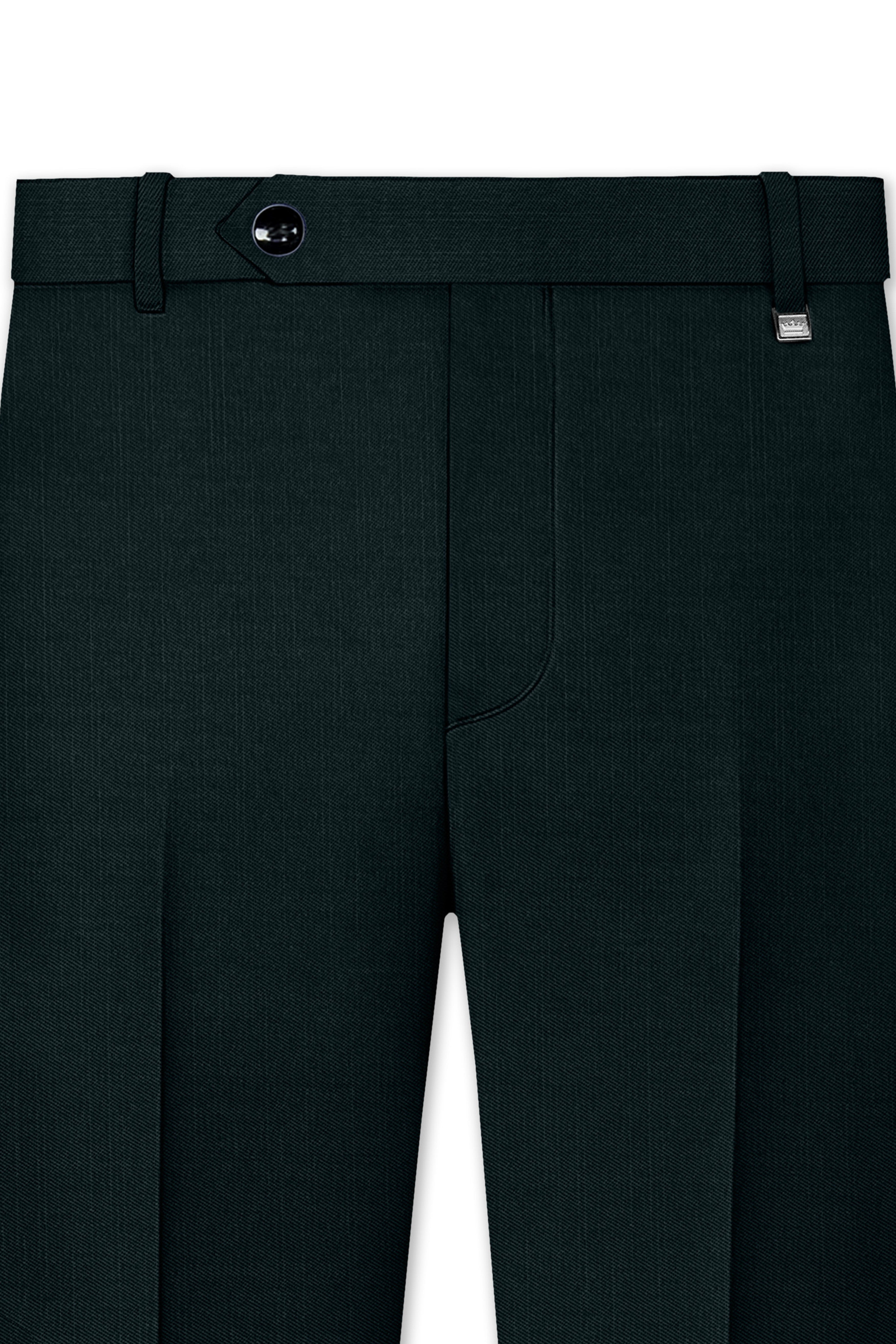 Timber Green Wool Rich Single Breasted Suit