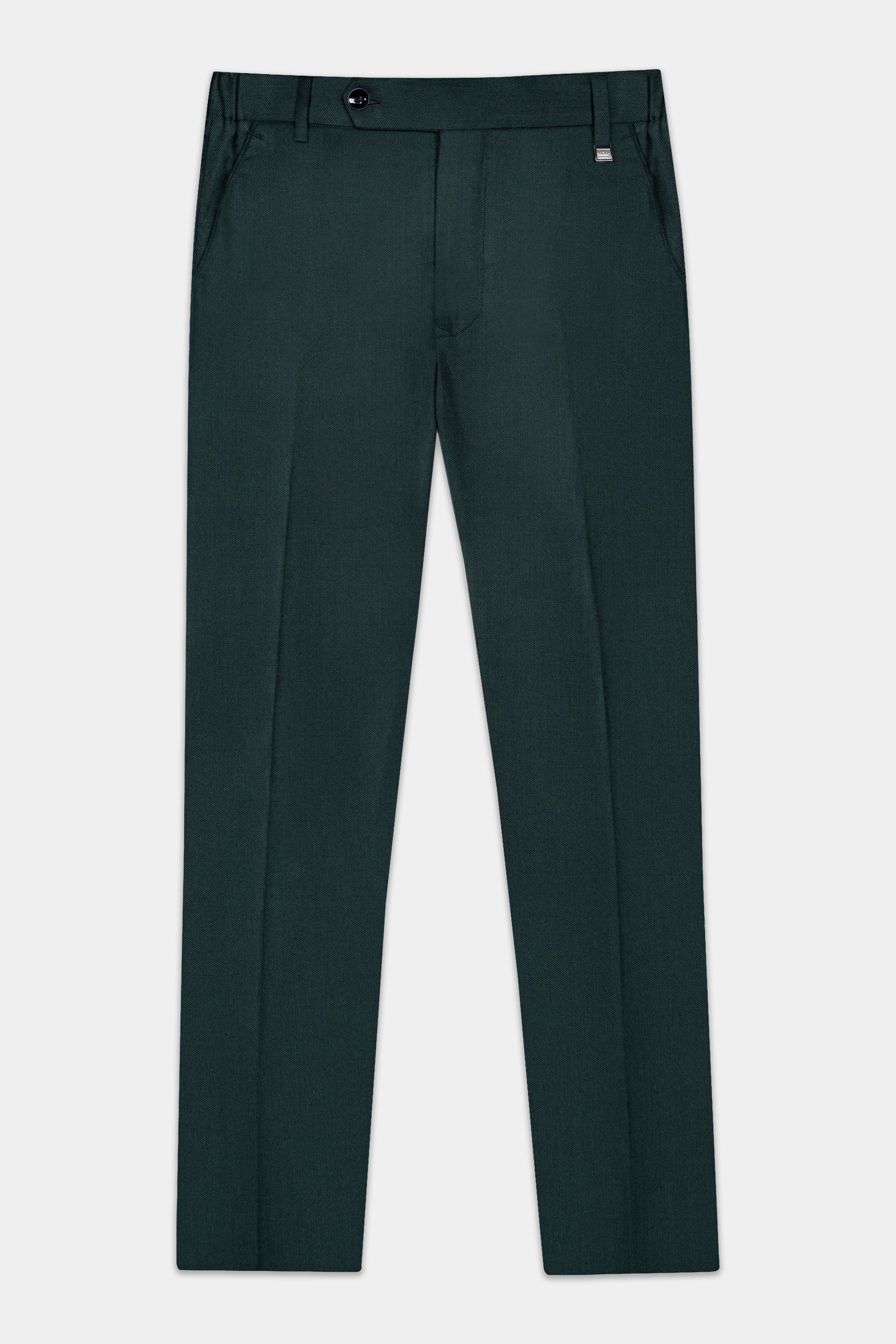 Timber Green Wool Rich Single Breasted Suit