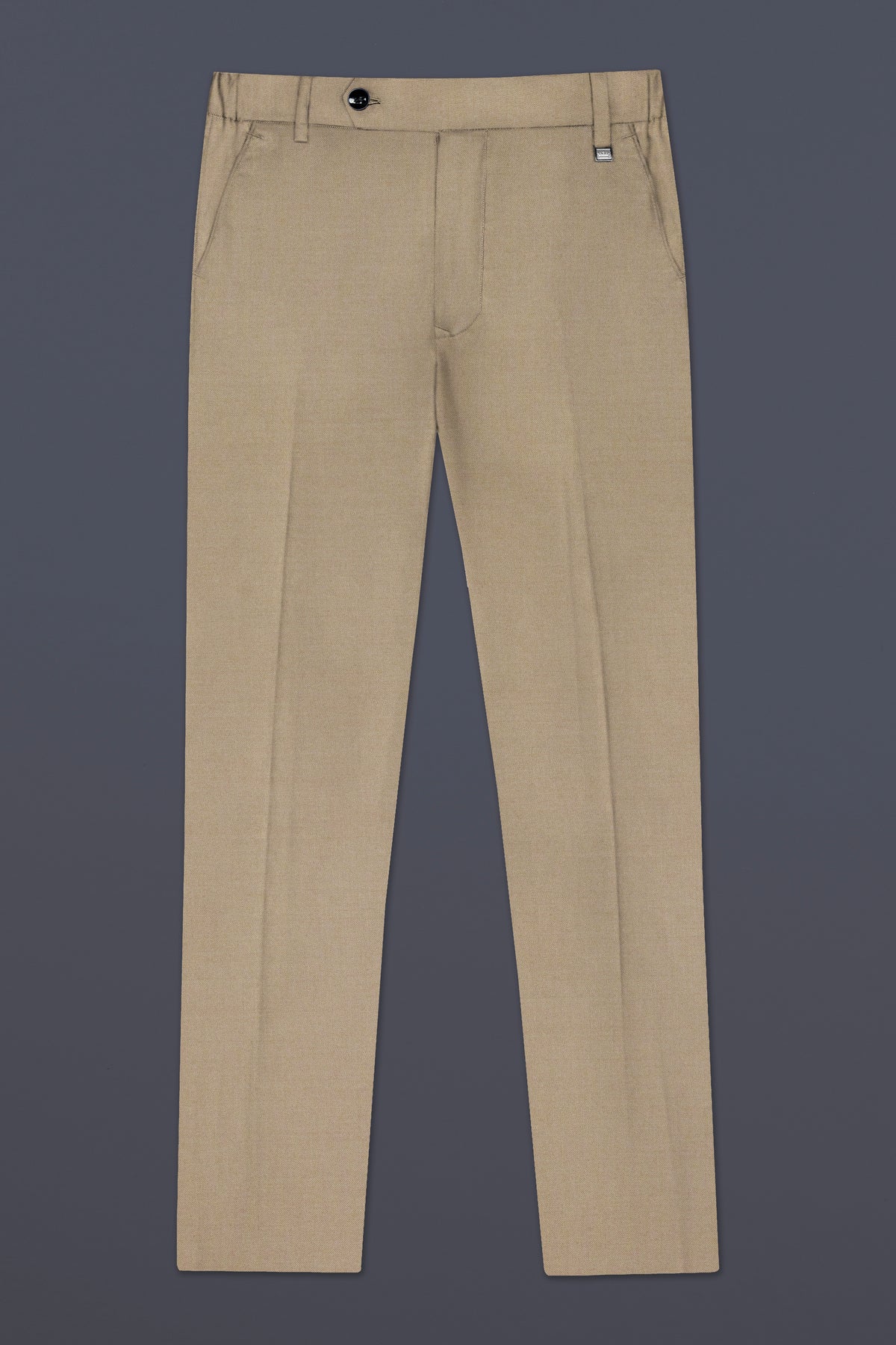 Hillary Cream Solid Wool Blend Double Breasted Suit