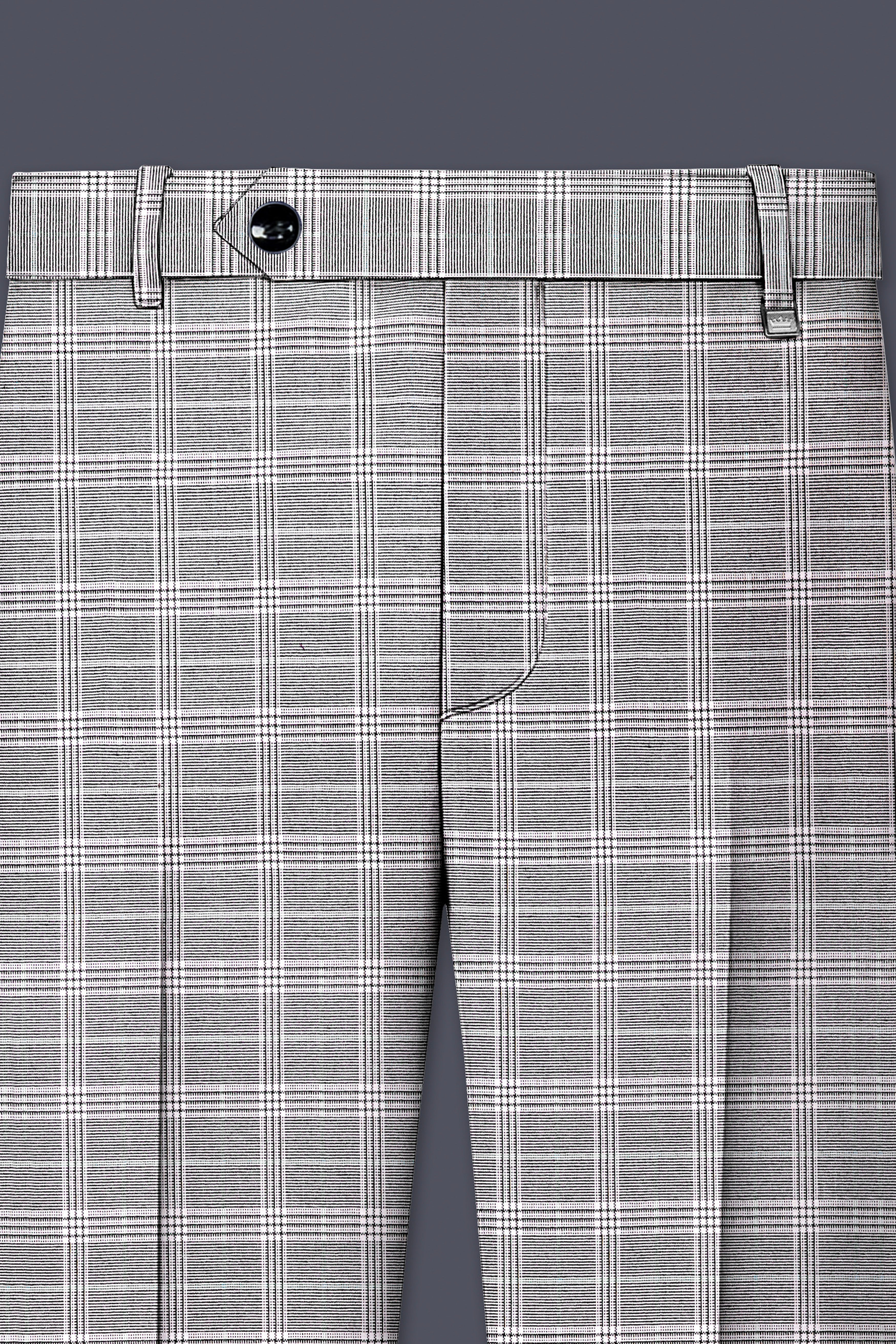 Venus Gray Plaid Wool Rich Double Breasted Suit
