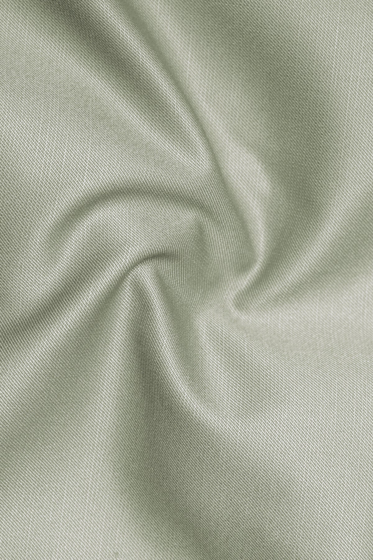 Lichen-Norway Green Solid Wool Rich Double Breasted Slight Stretch Suit