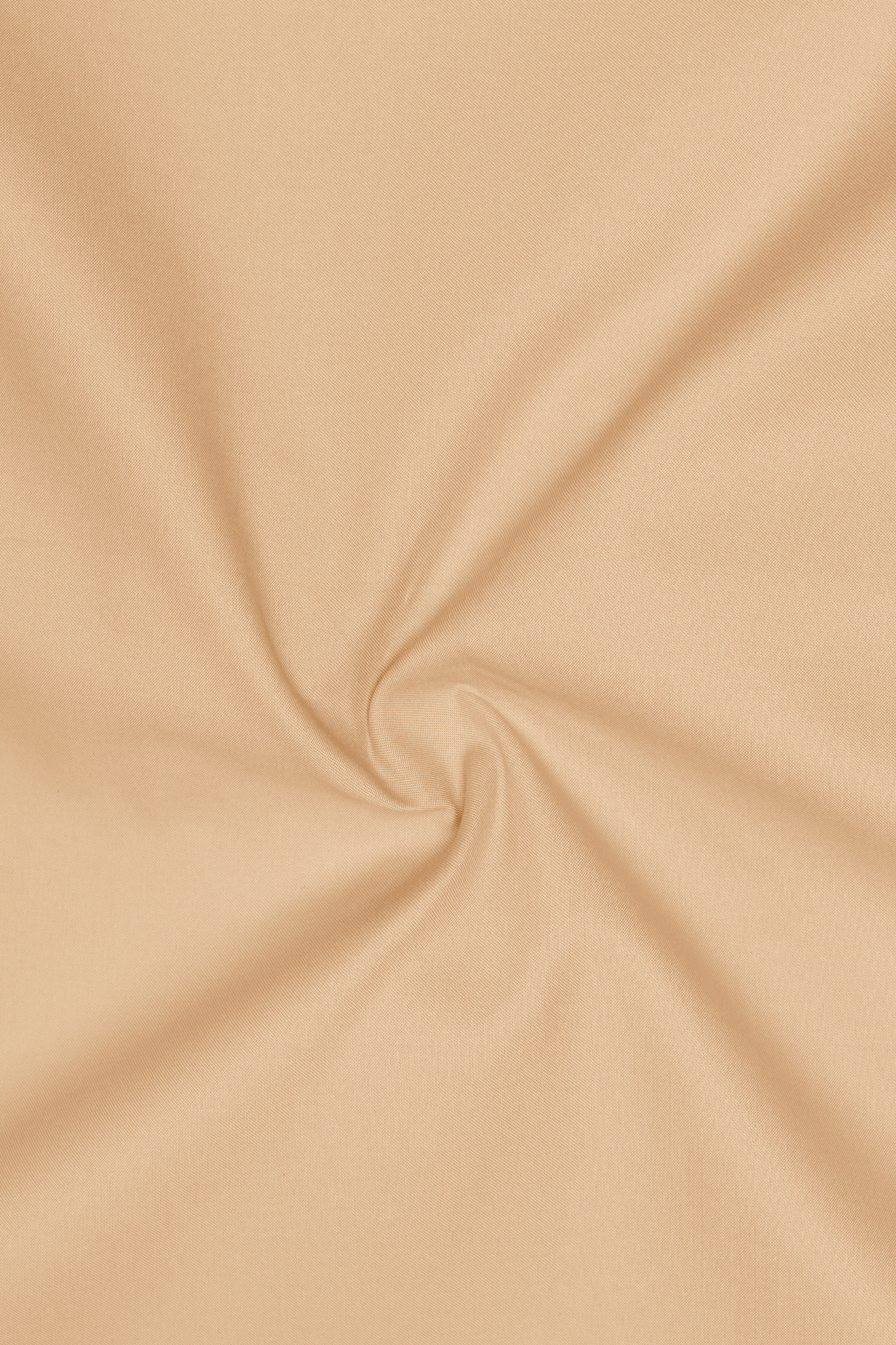 Cameo Cream Solid Cotton Double Breasted Suit
