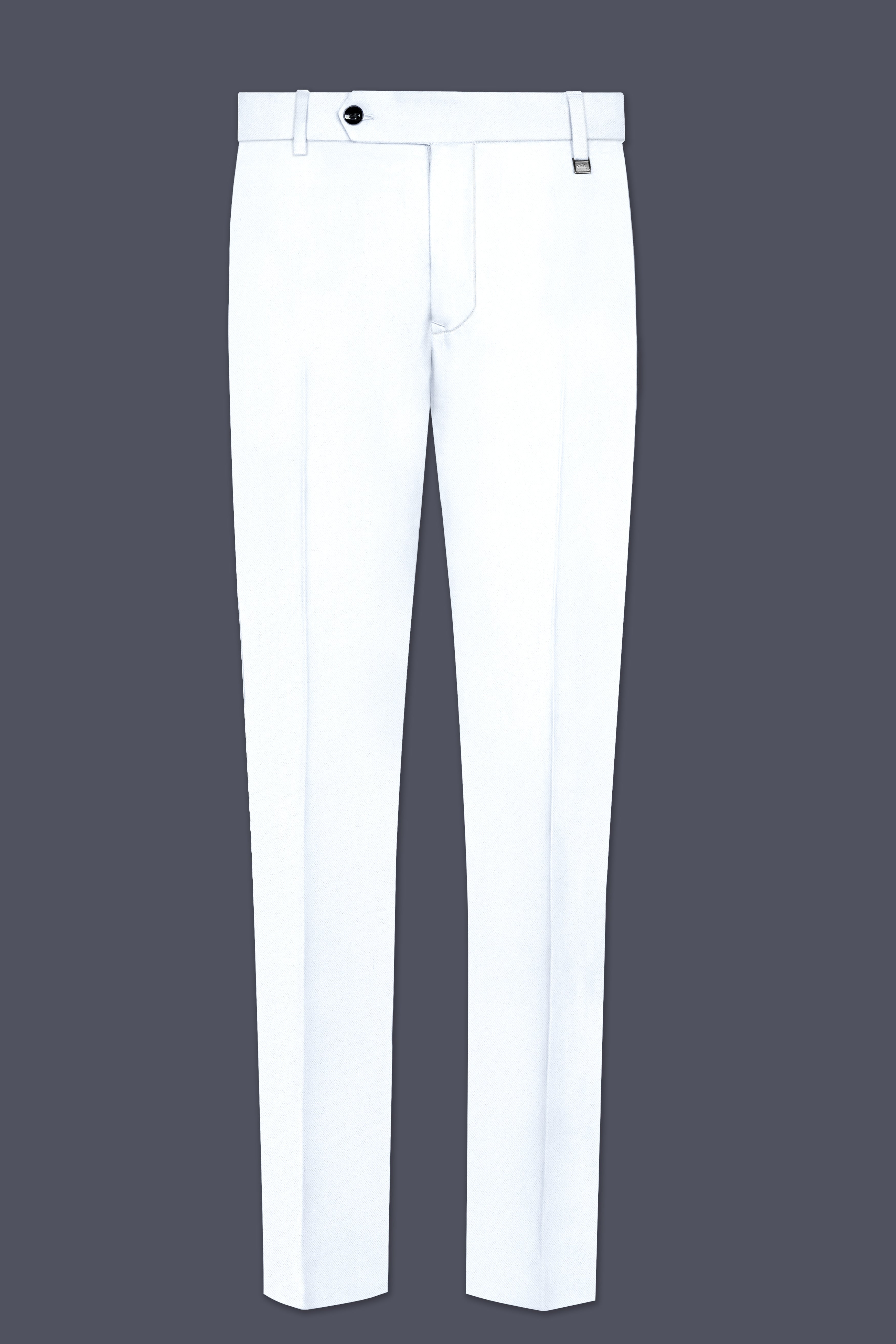 Navy Blue Thread Work Embroidered Velvet Single Breasted Suit