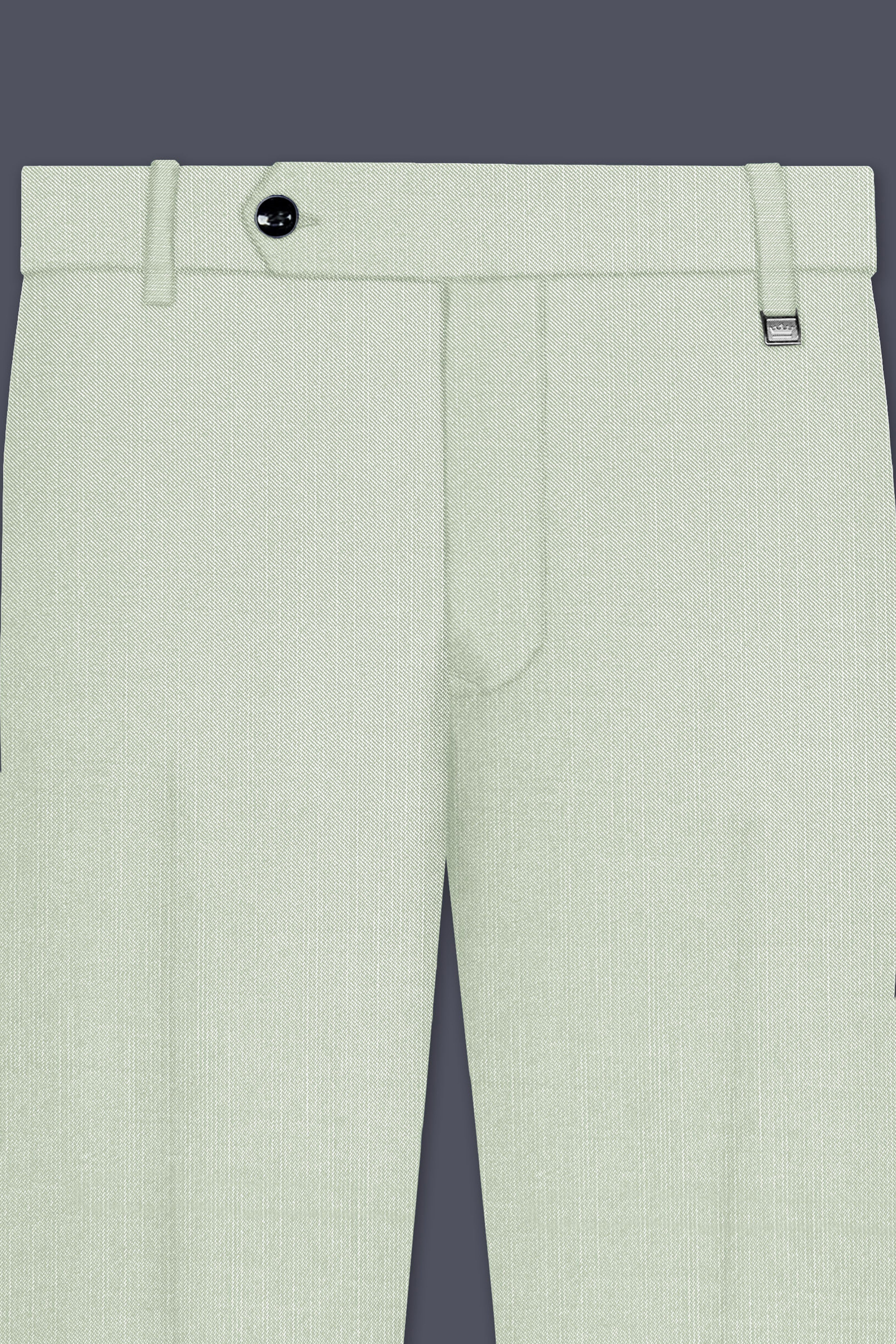 Lichen-Norway Green Wool Rich Tuxedo Stretchable Traveler Suit