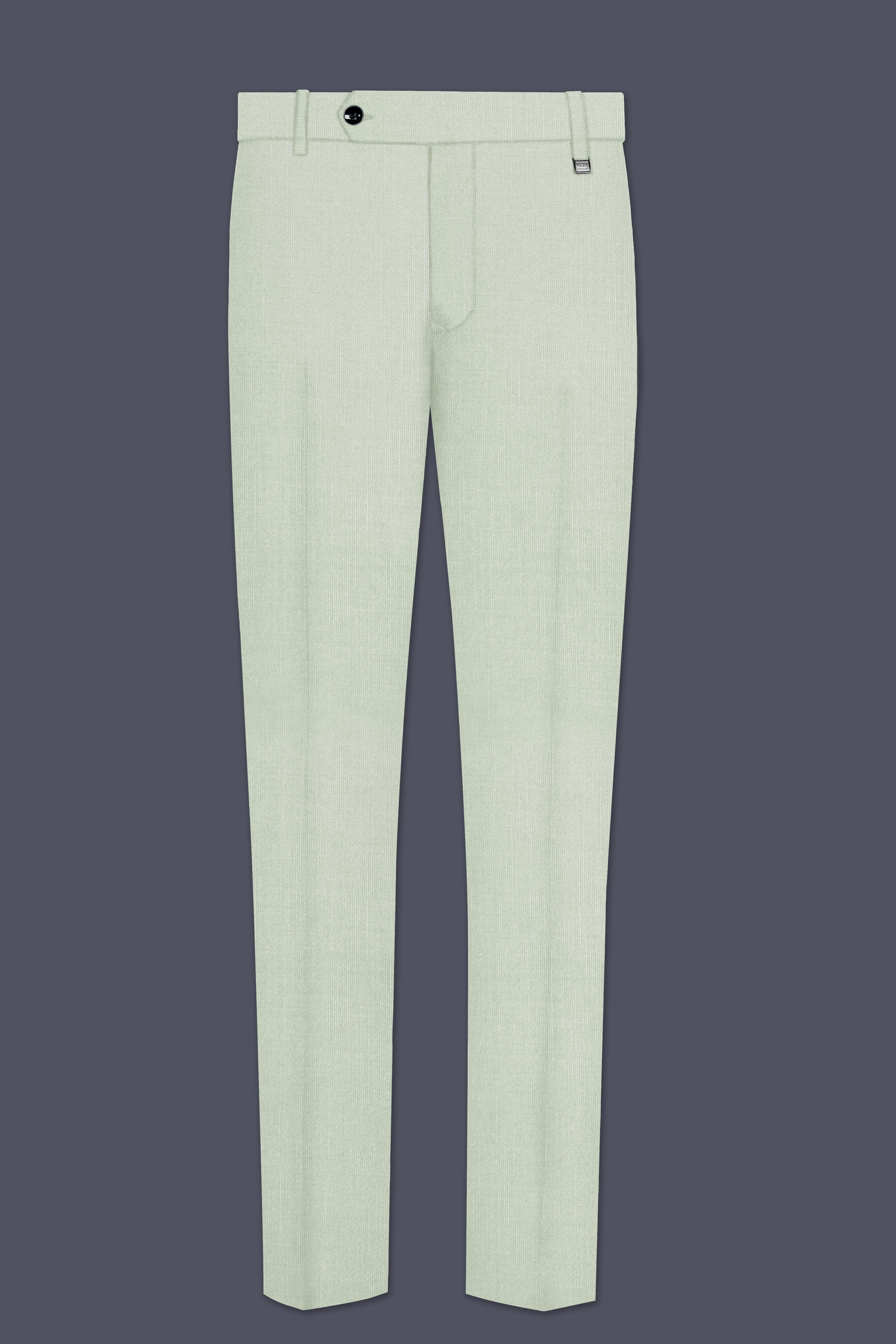 Lichen-Norway Green Wool Rich Tuxedo Stretchable Traveler Suit