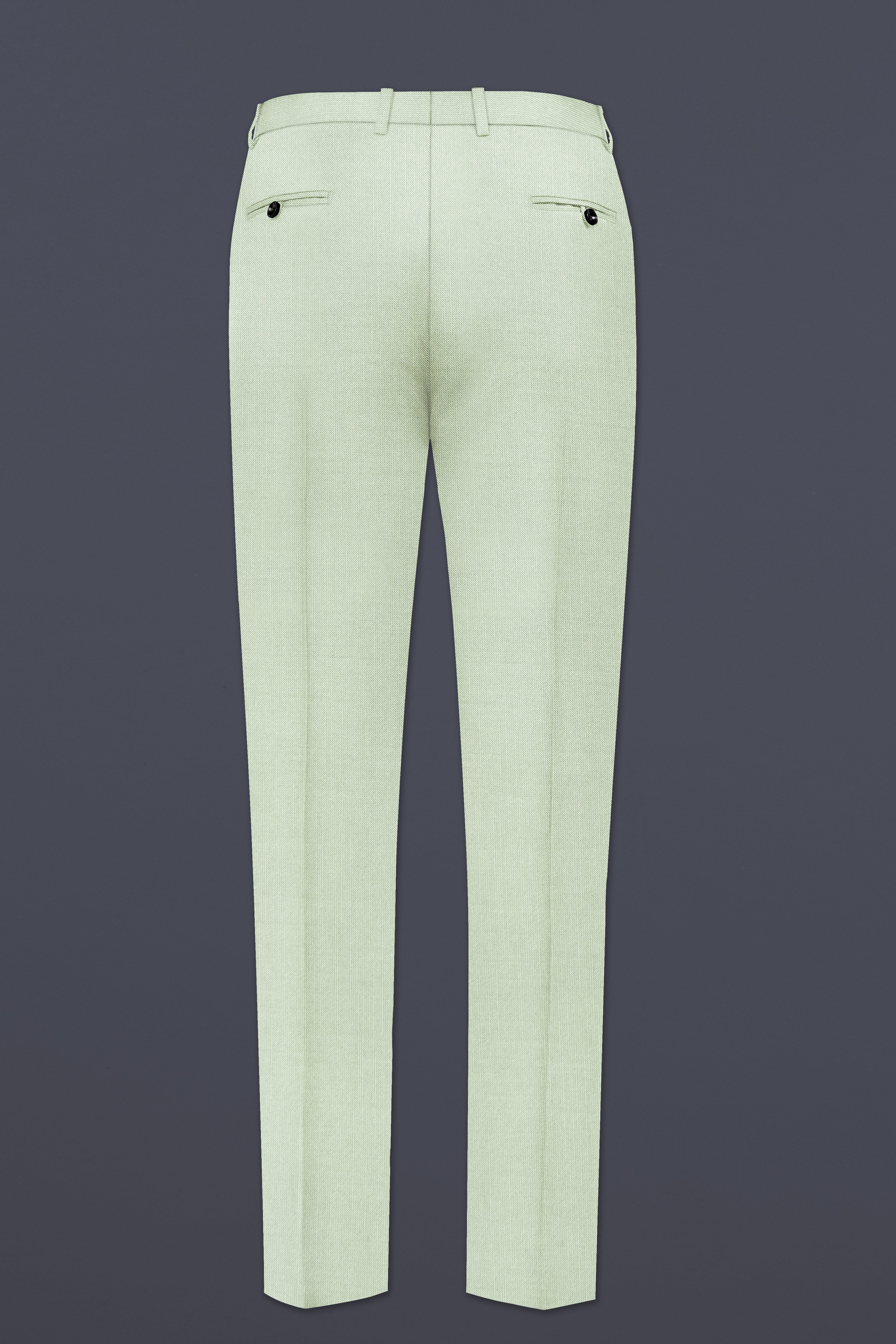 Lichen-Norway Green Wool Rich Tuxedo Stretchable Traveler Suit