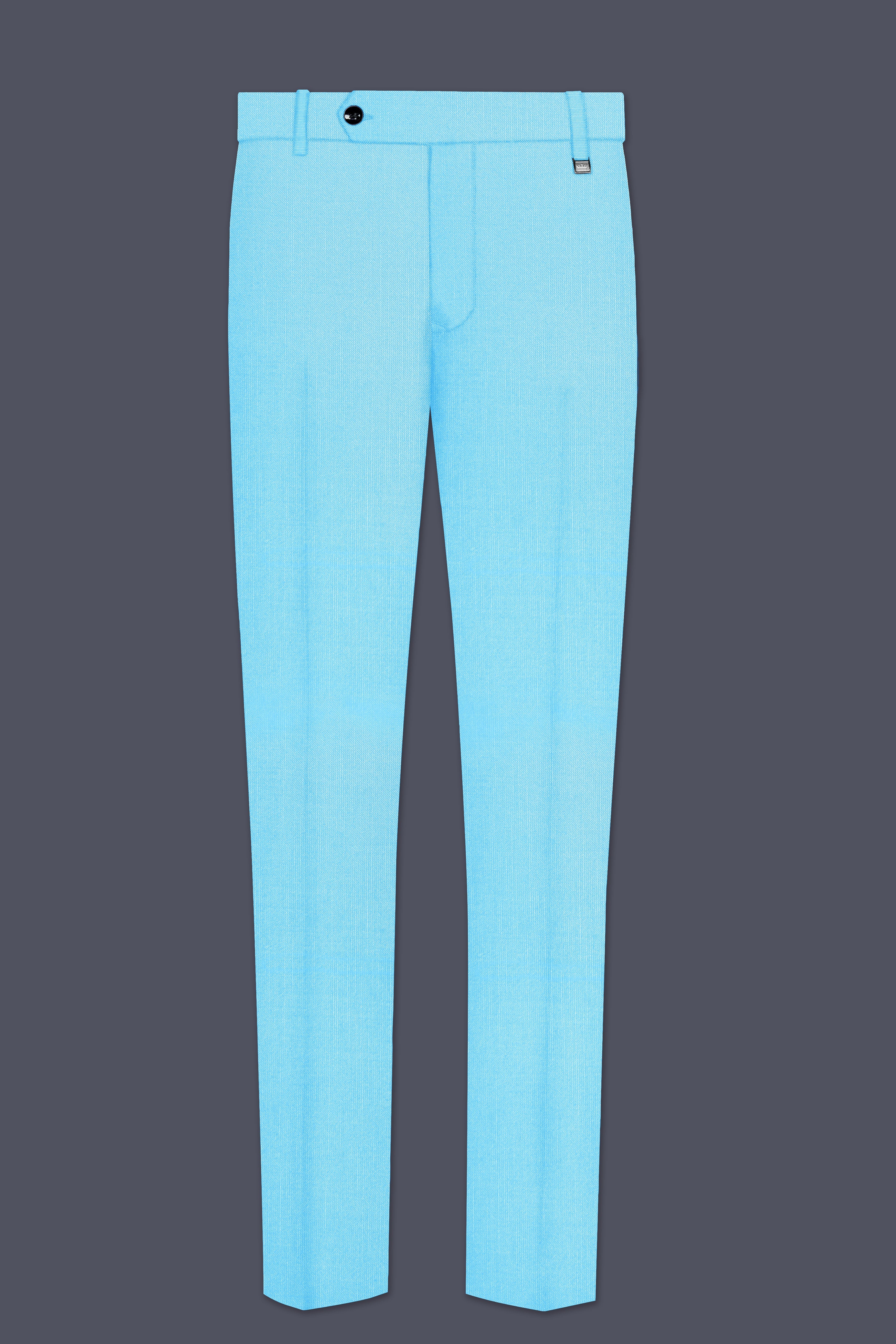 Iceland-Aquamarine Blue Wool Rich Tuxedo Slight Stretch Suit