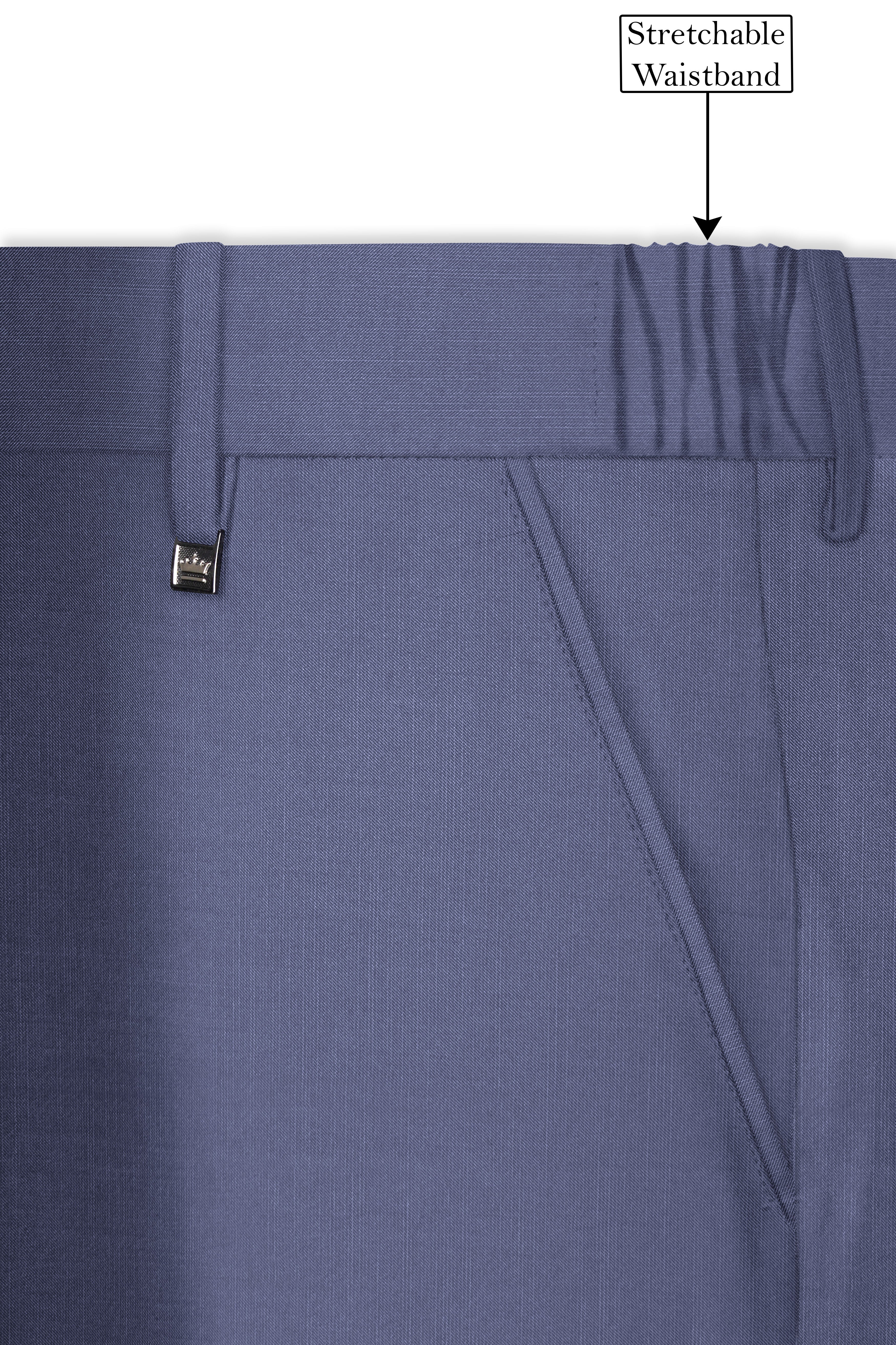 Zenith-Comet Gray Wool Rich Tuxedo Slight Stretch Suit