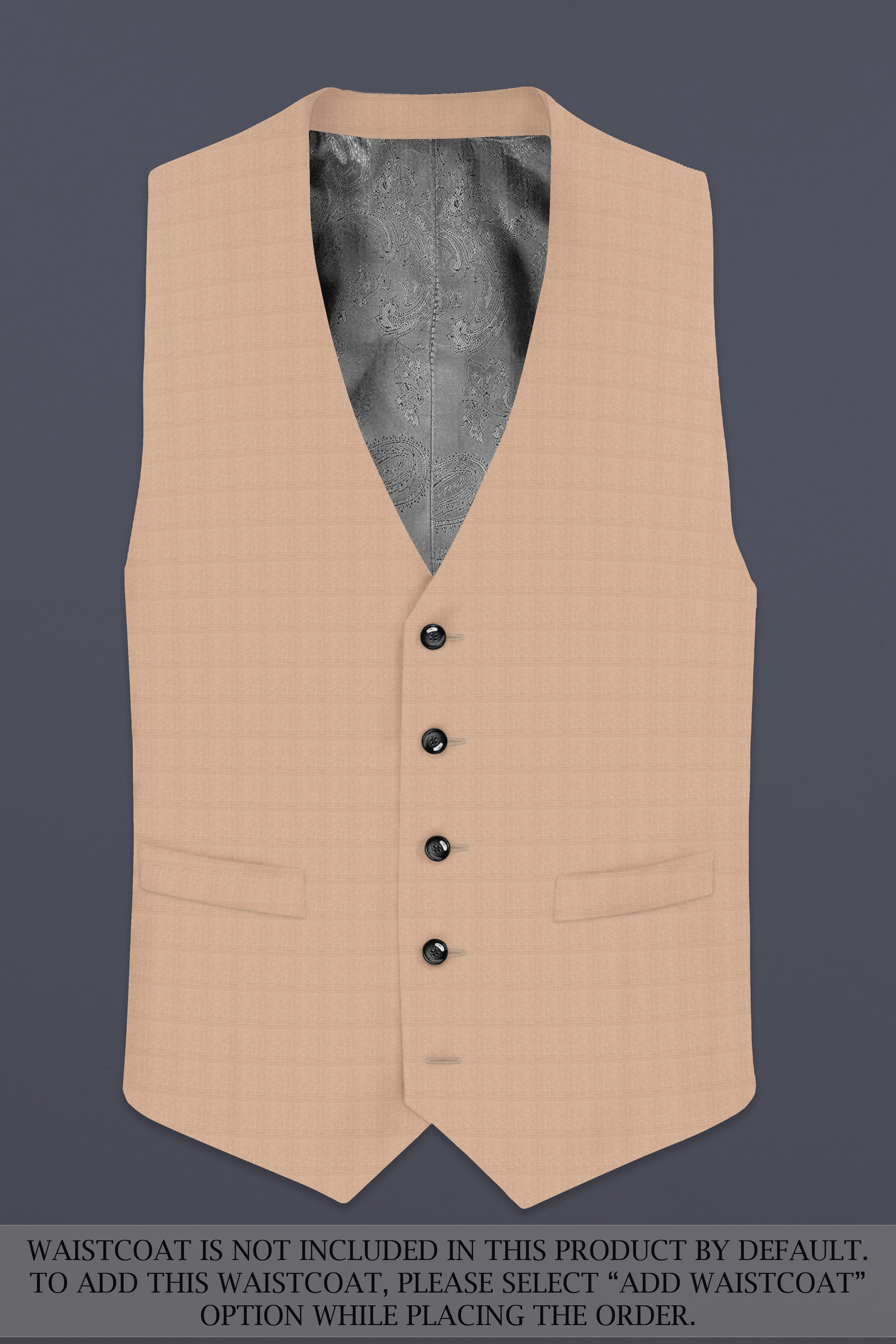 Velcrema-Sorrell Cream Wool Rich Single Breasted Suit