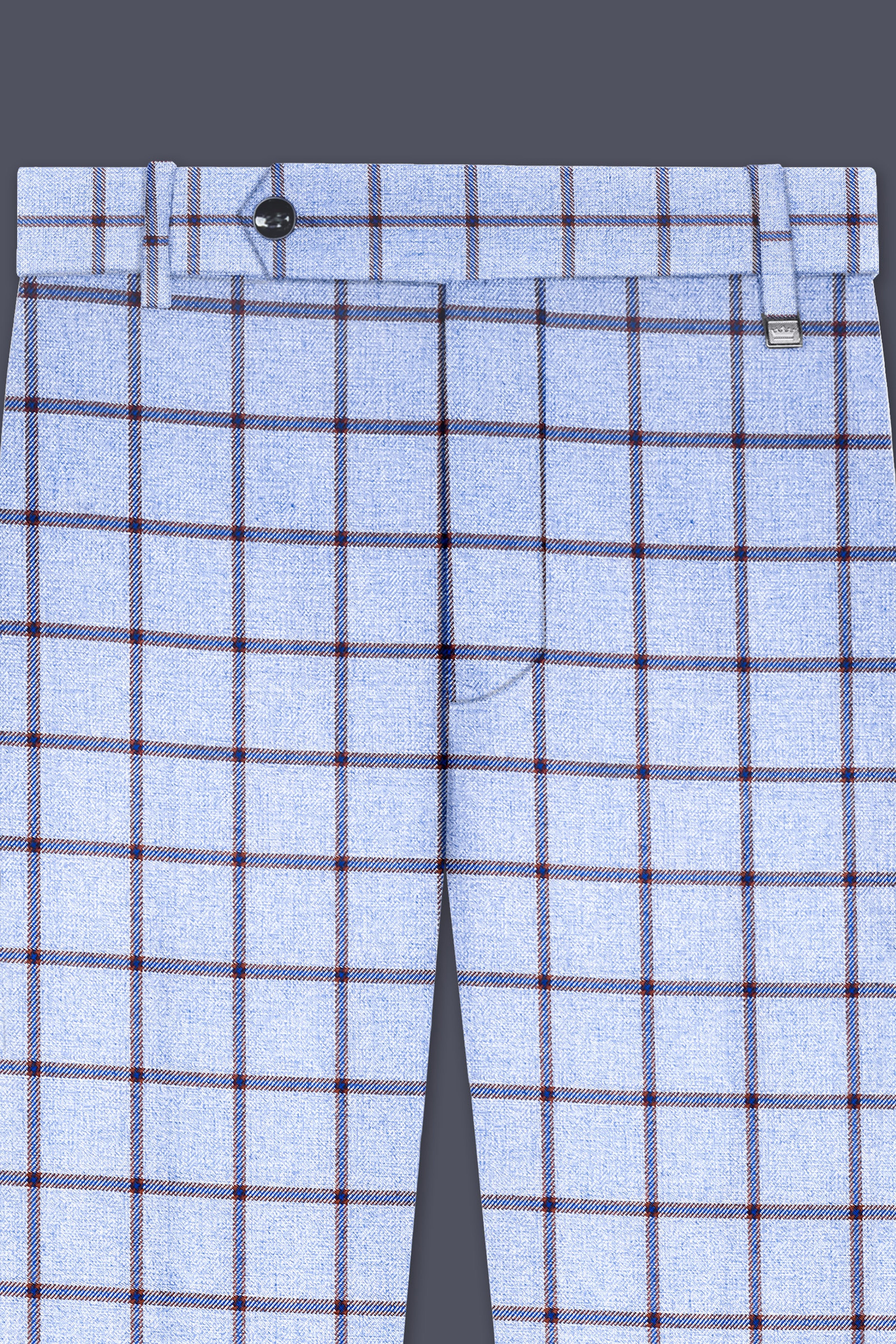 Mistrel-Spun Pearl Gray Windows Wool Rich Single Breasted Suit