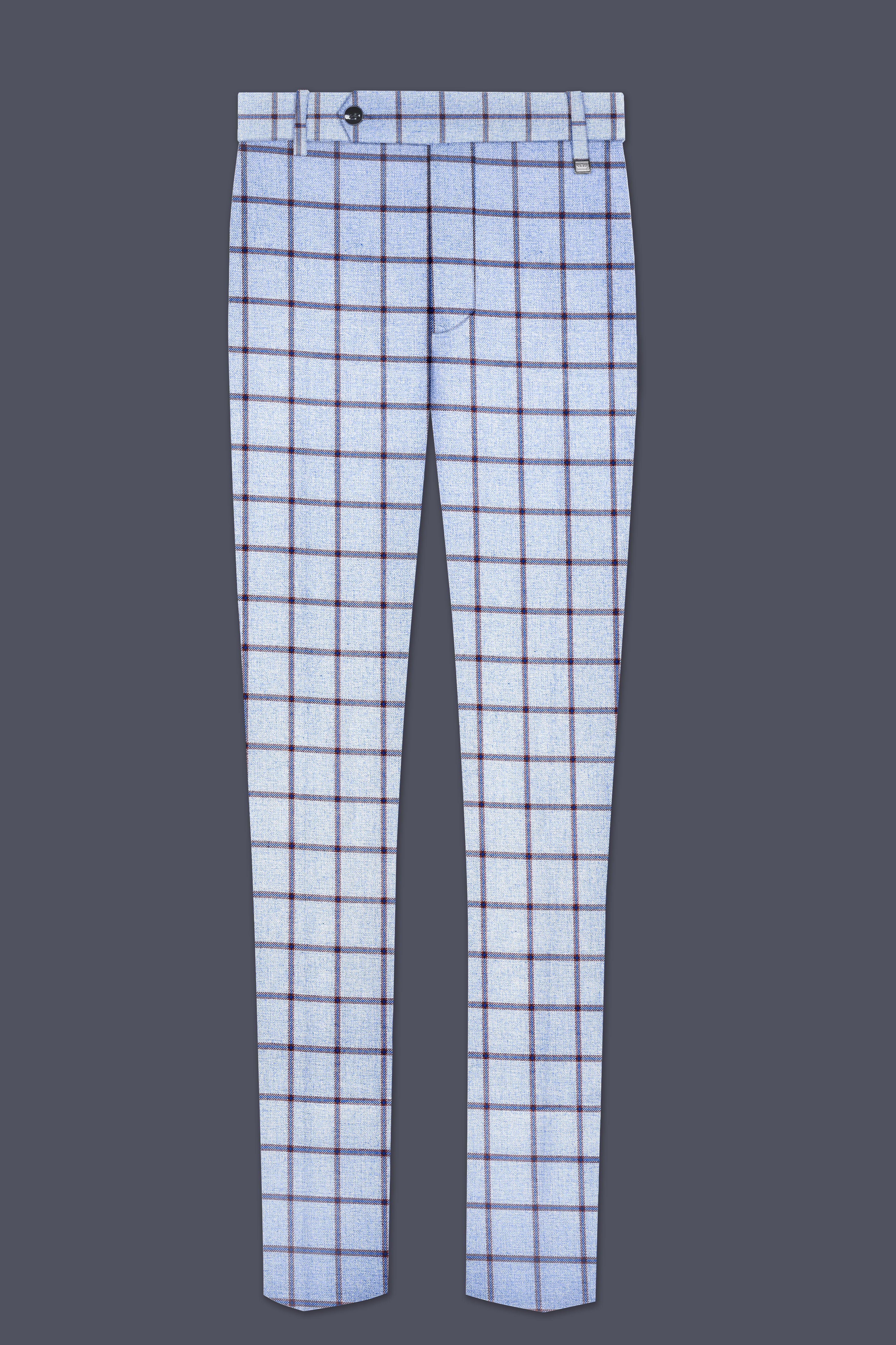 Mistrel-Spun Pearl Gray Windows Wool Rich Single Breasted Suit