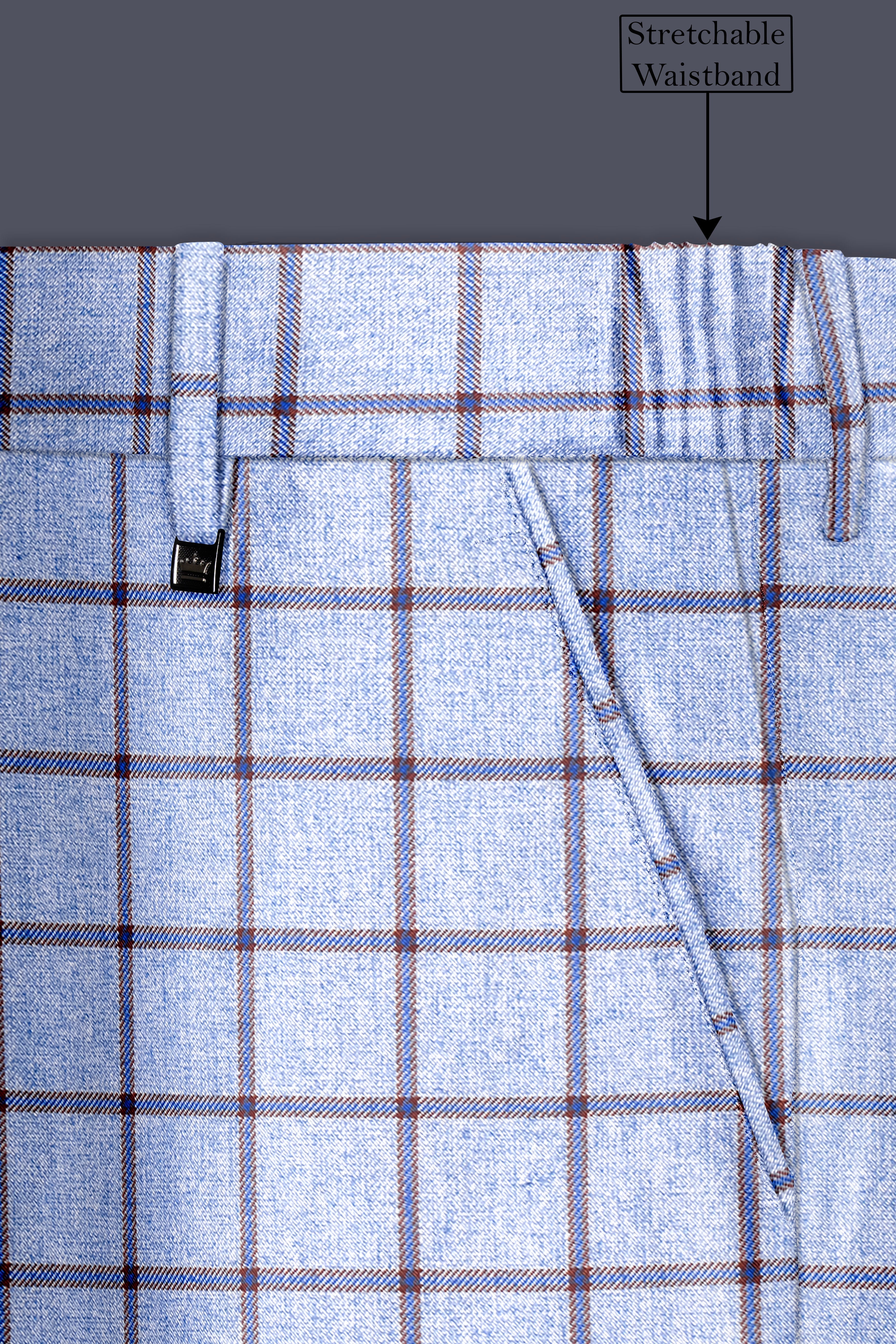 Mistrel-Spun Pearl Gray Windows Wool Rich Single Breasted Suit