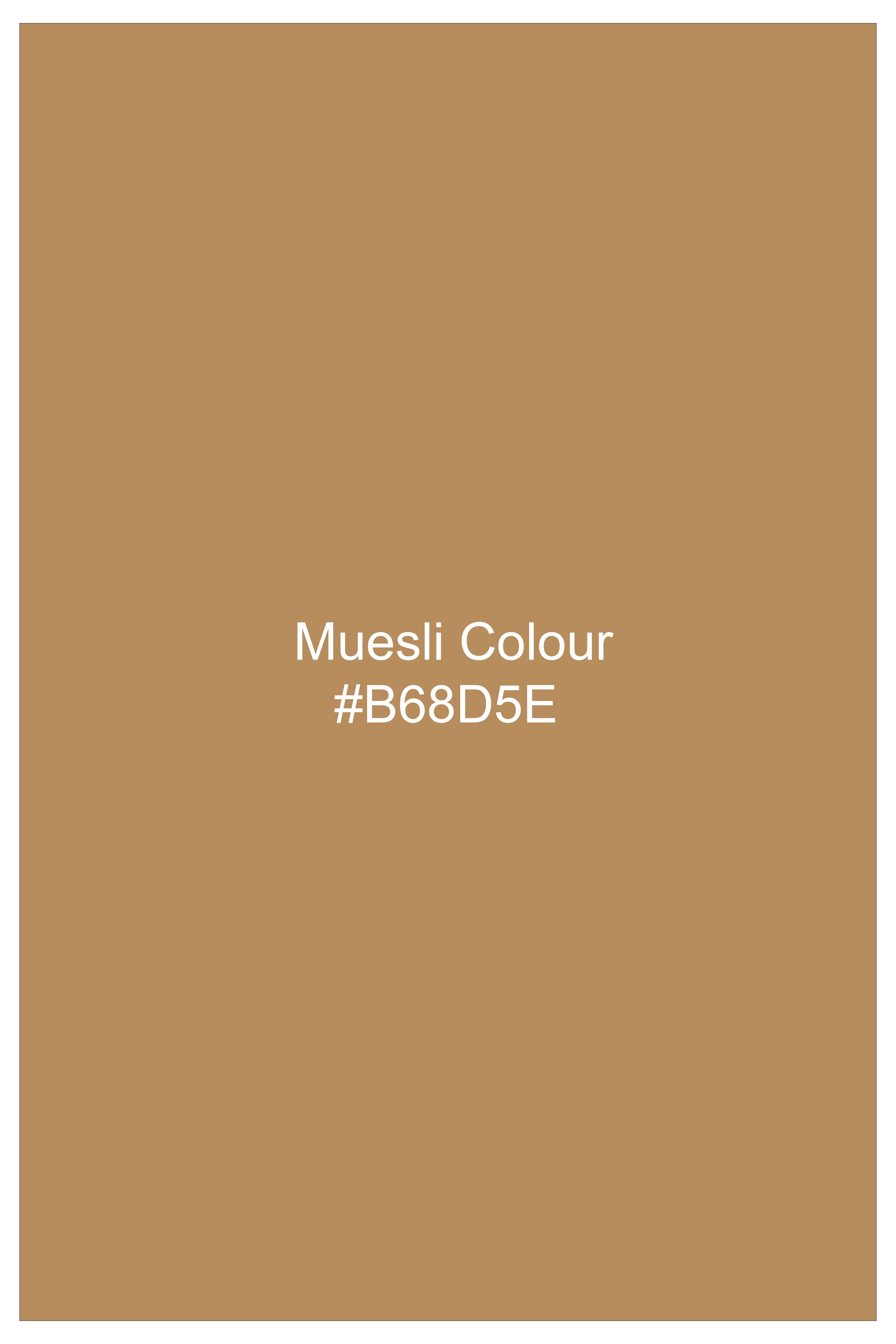 Aurenzo-Muesli Brown Textured Wool Rich Bandhgala Suit