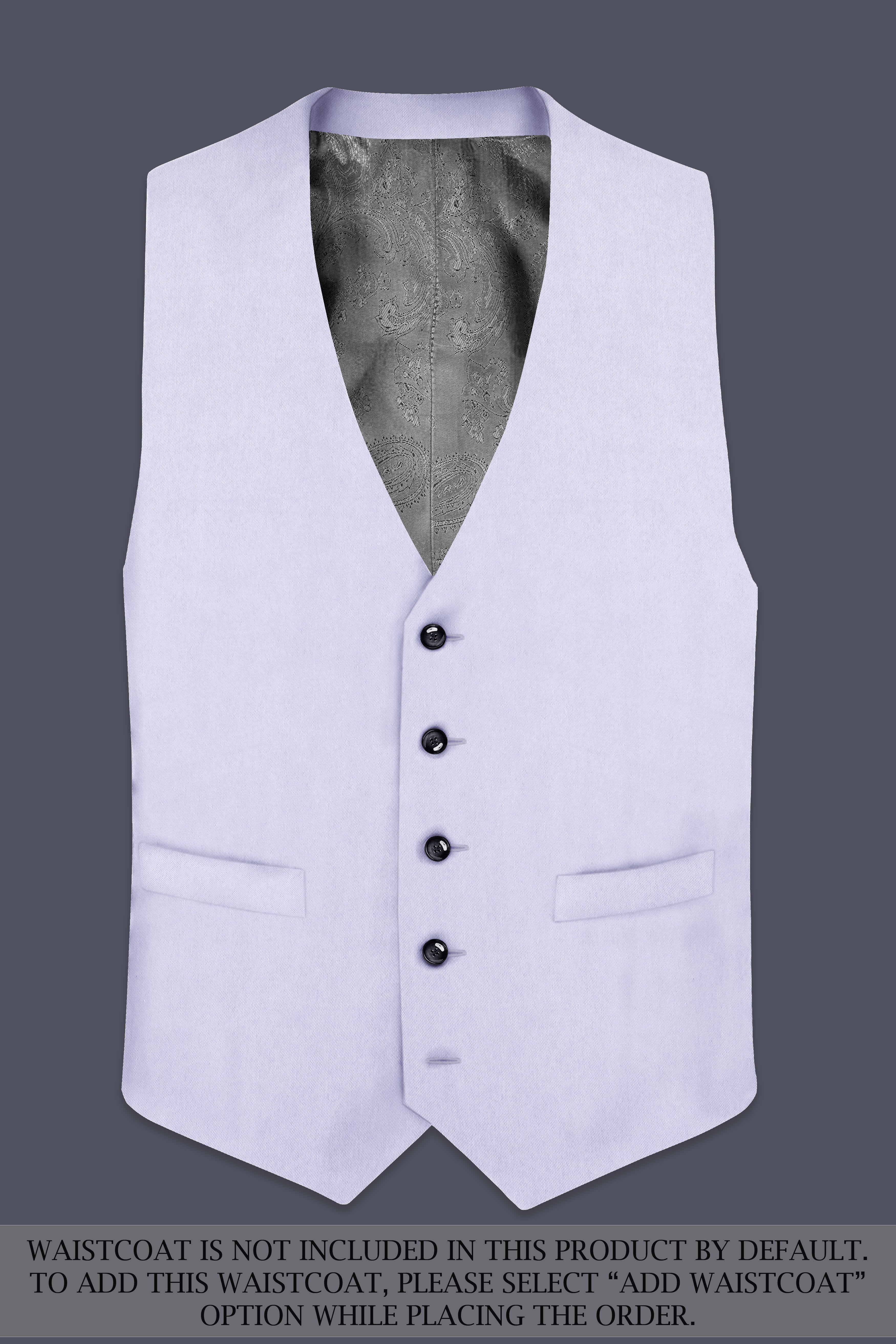 Primoux-Prelude Gray Premium Cotton Single Breasted Suit