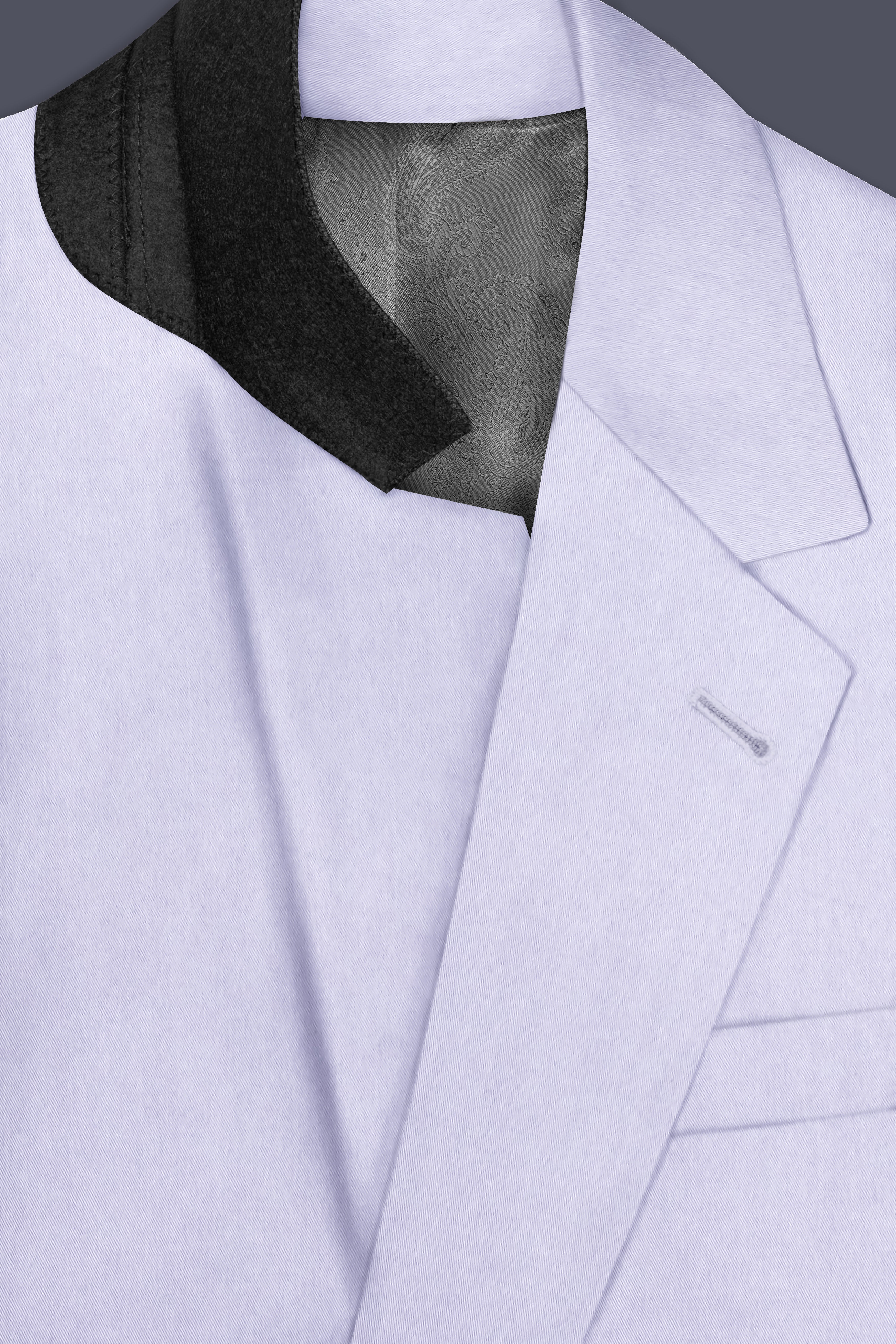 Primoux-Prelude Gray Premium Cotton Single Breasted Suit