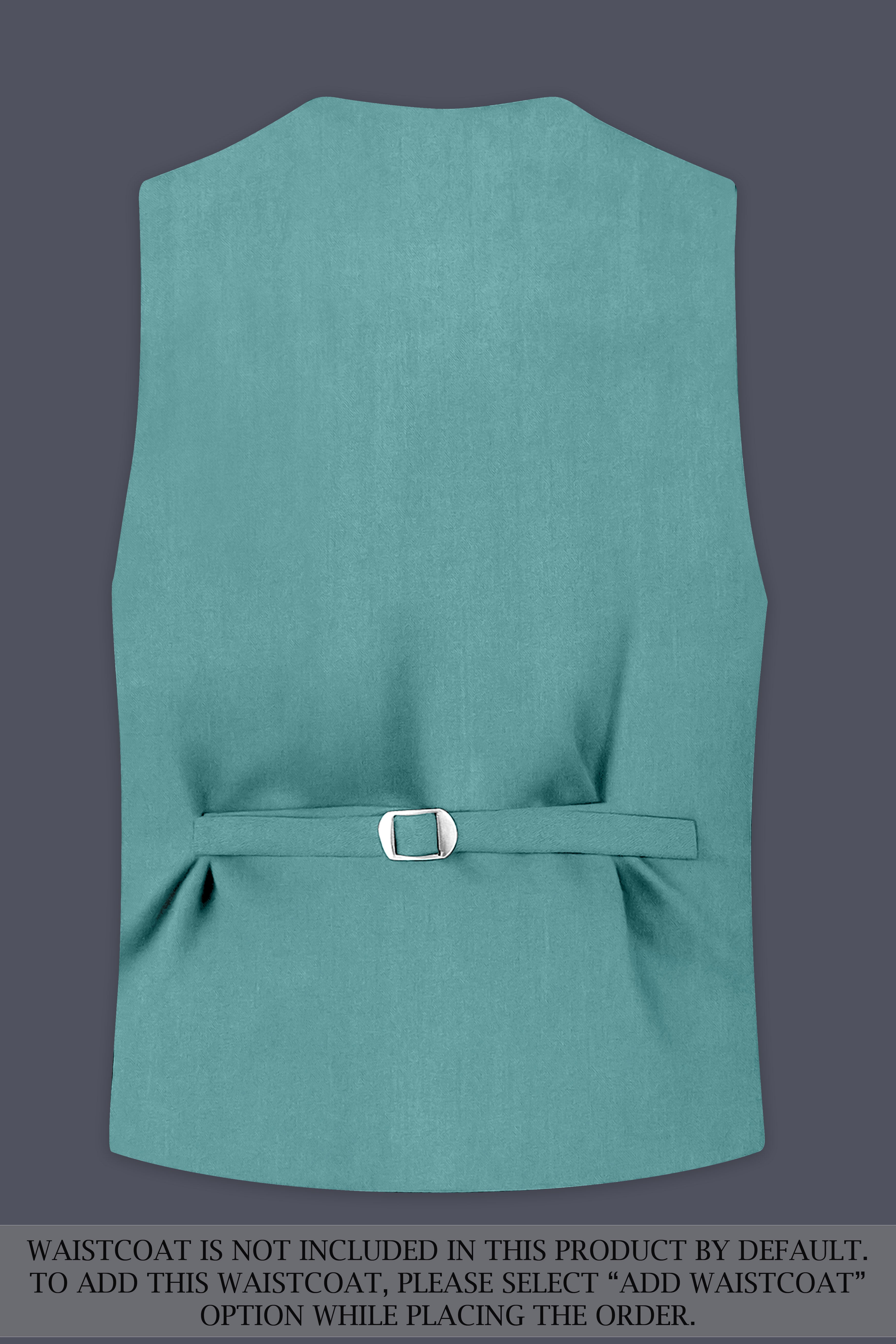 Travirid-Gothic Green Wool Rich Double Breasted Slight Stretch Suit