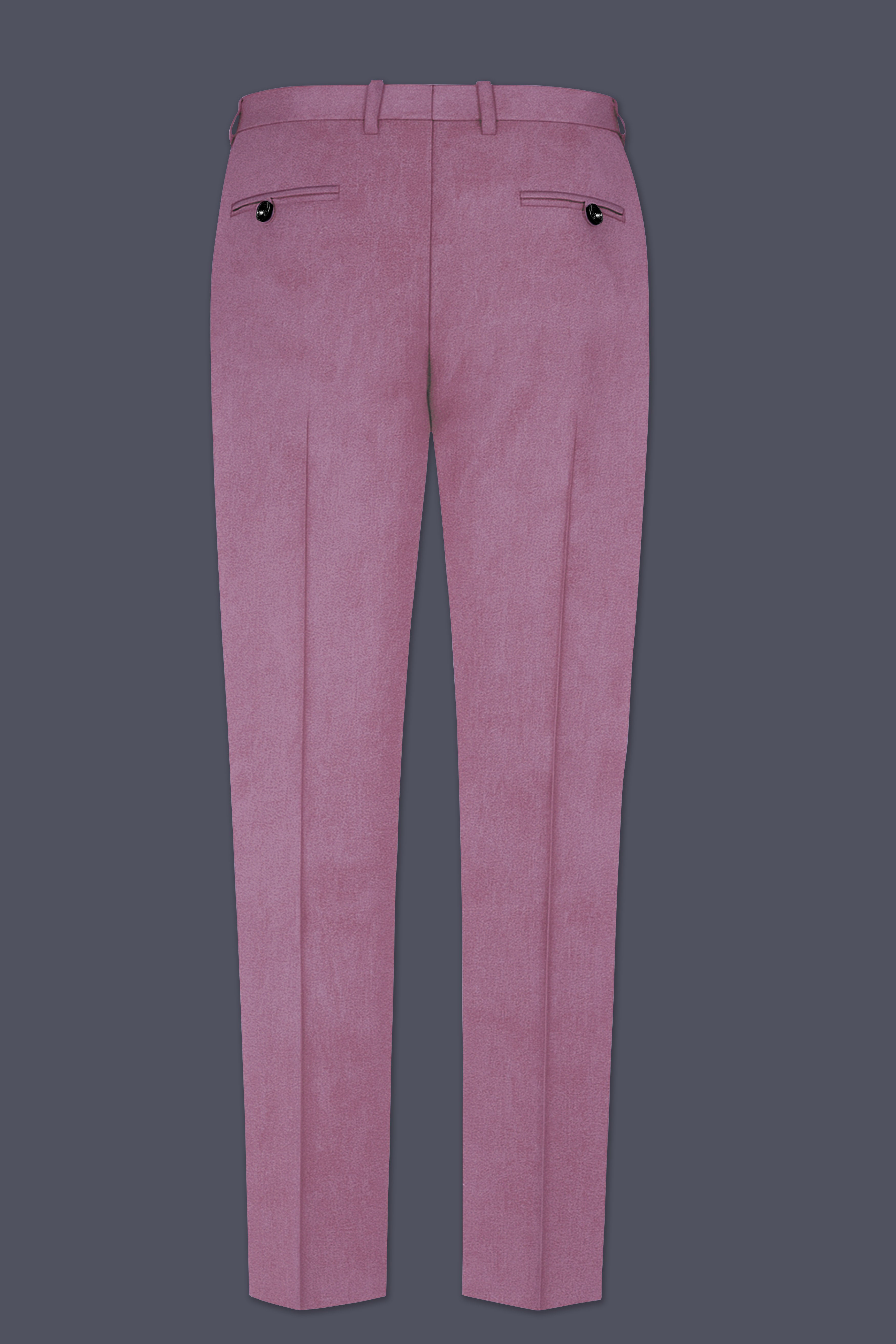 Velrosa-Turkish Rose Velvet Peak Lapel Tuxedo Suit