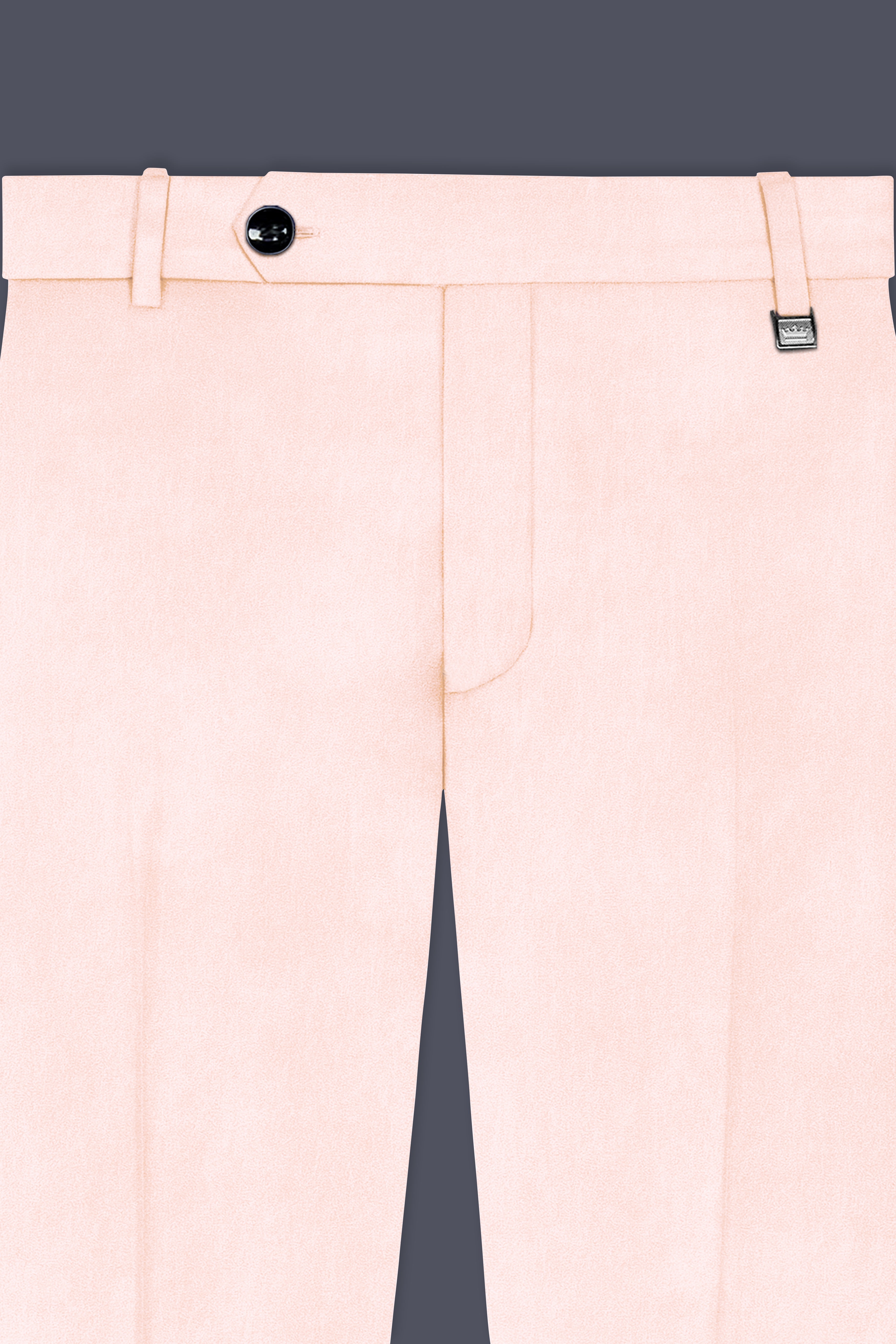 Cremivell-Almond Cream Velvet Peak Lapel Tuxedo Suit