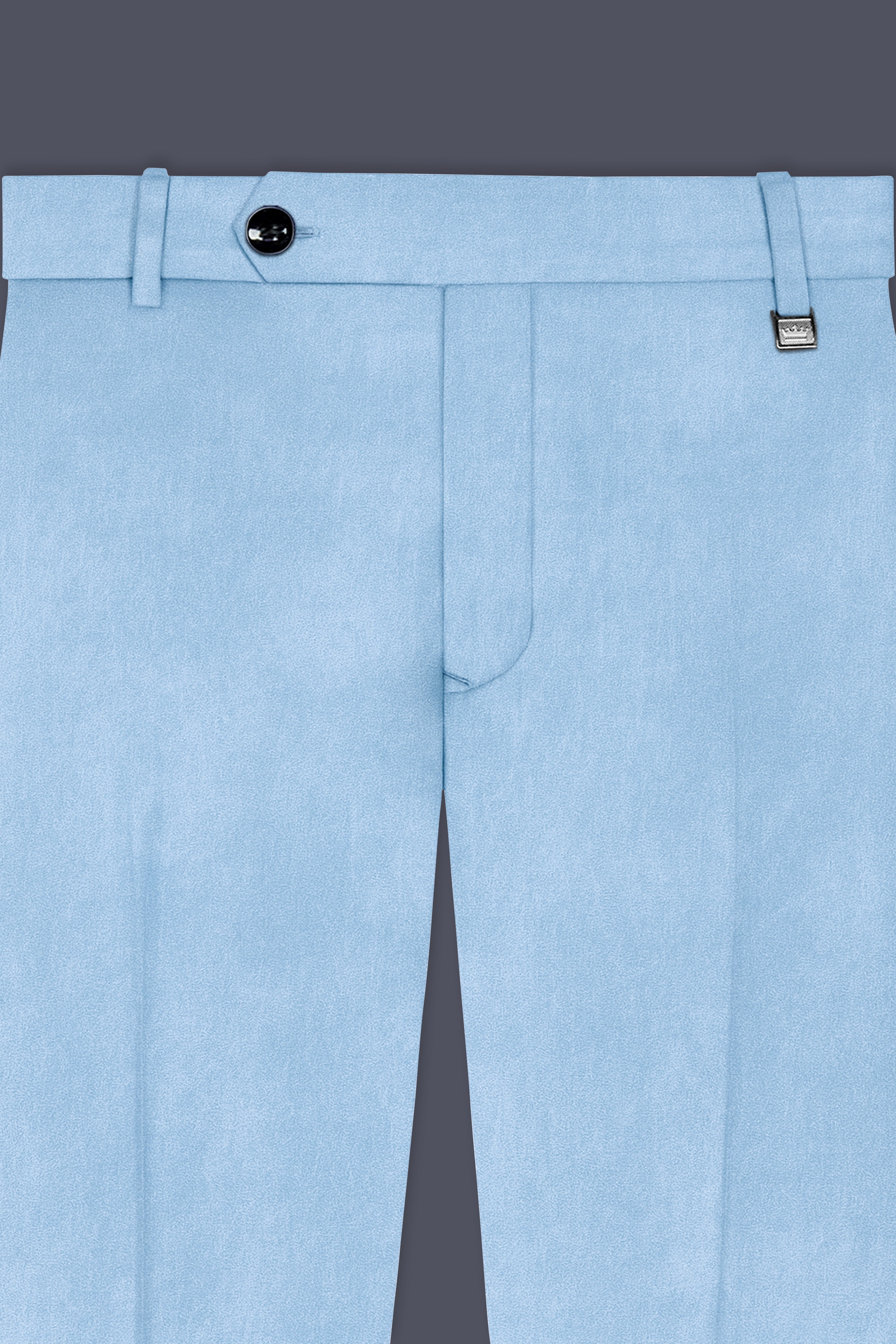 Velairis-Spindle Blue Velvet Peak Lapel Tuxedo Suit
