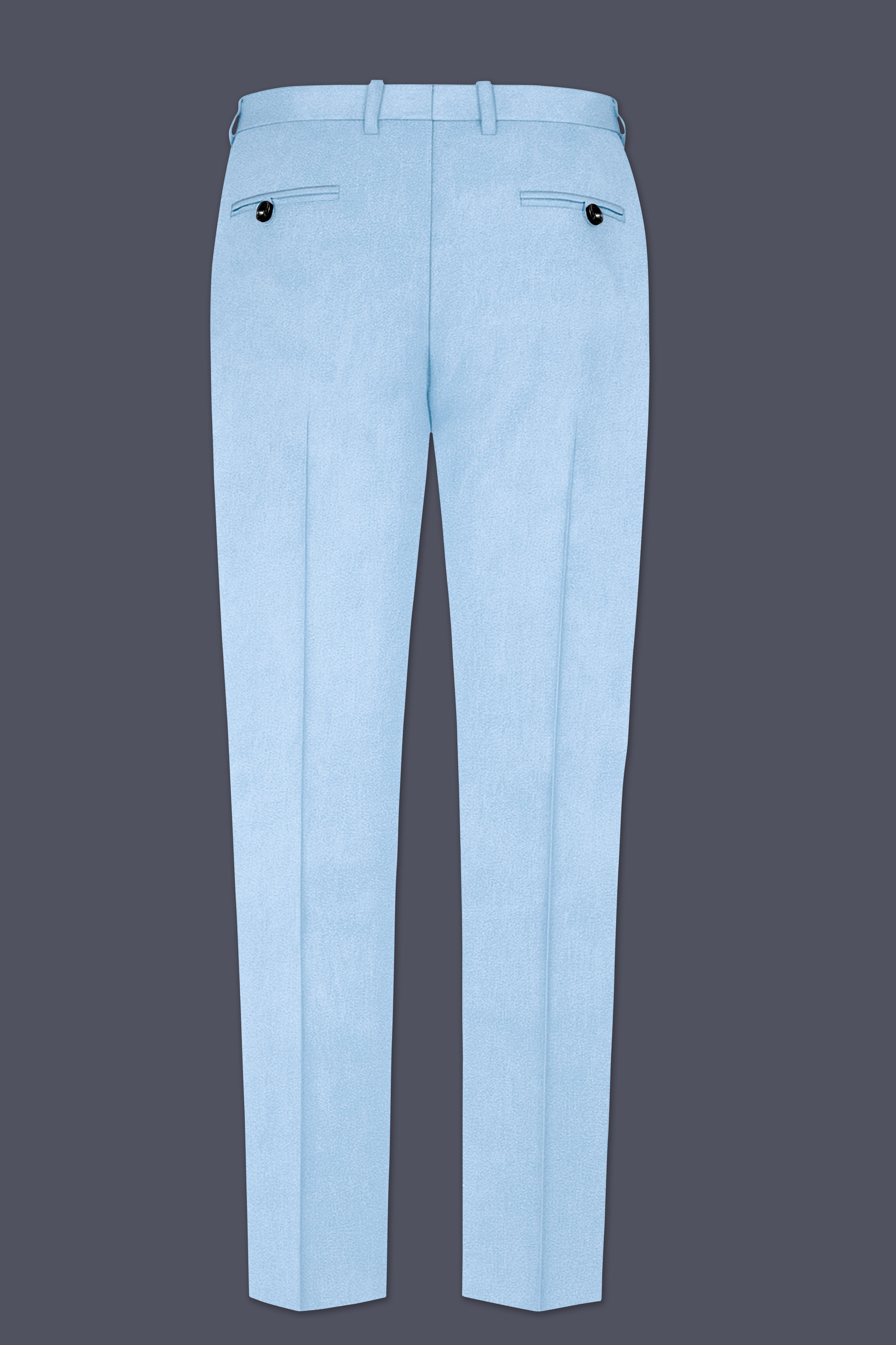 Velairis-Spindle Blue Velvet Peak Lapel Tuxedo Suit