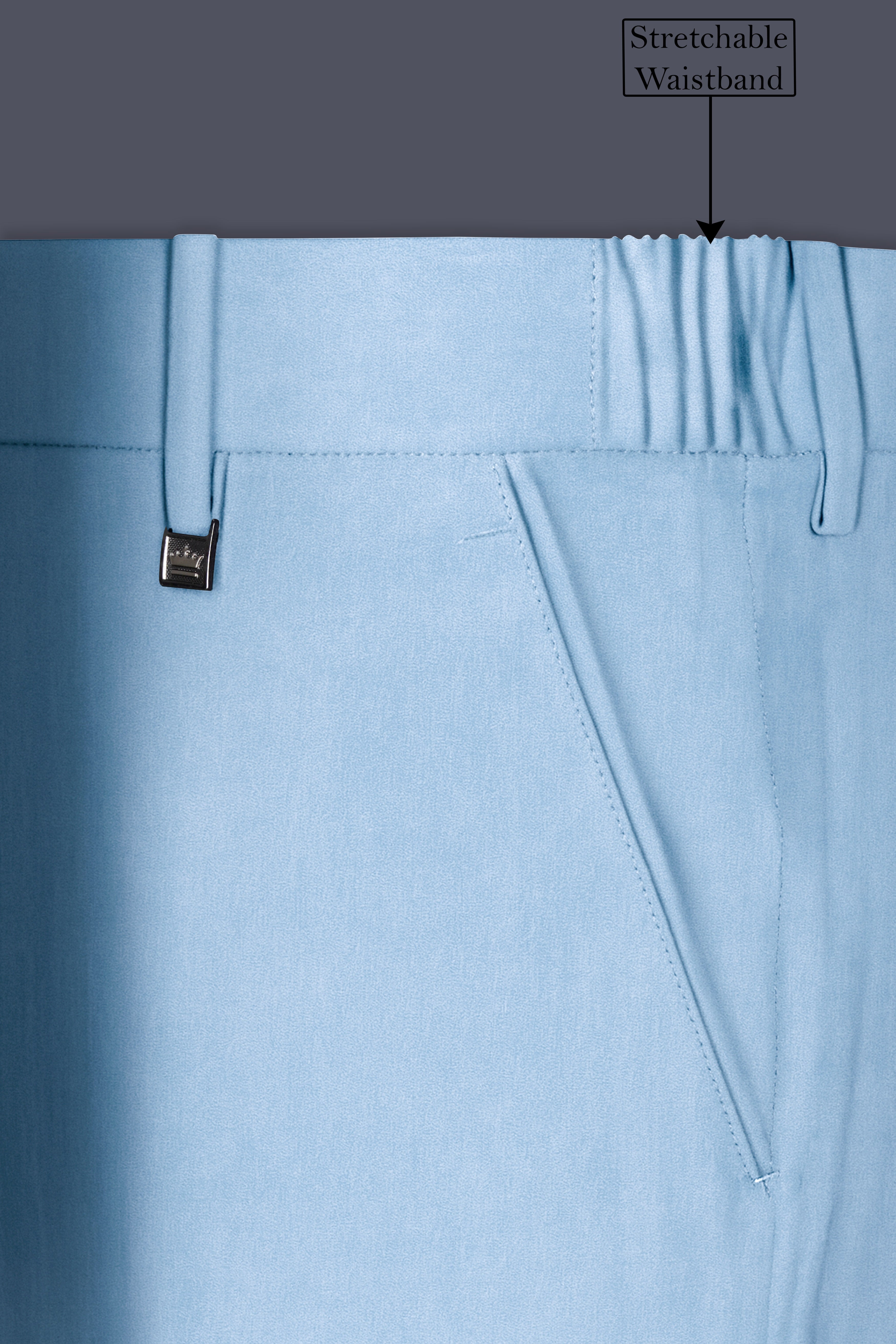 Velairis-Spindle Blue Velvet Peak Lapel Tuxedo Suit