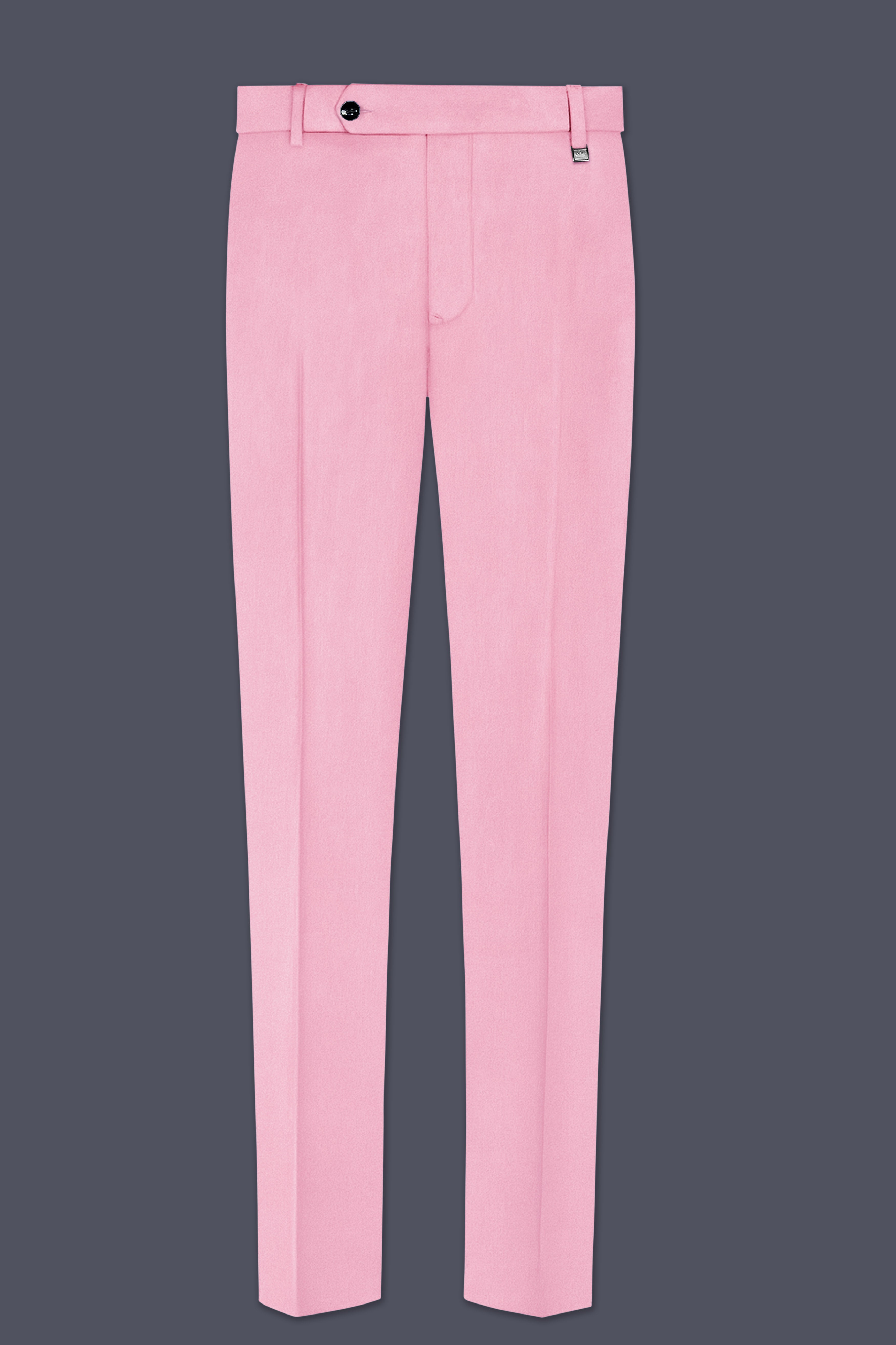 Fleurvel-Azalea Pink Velvet Peak Lapel Tuxedo Suit