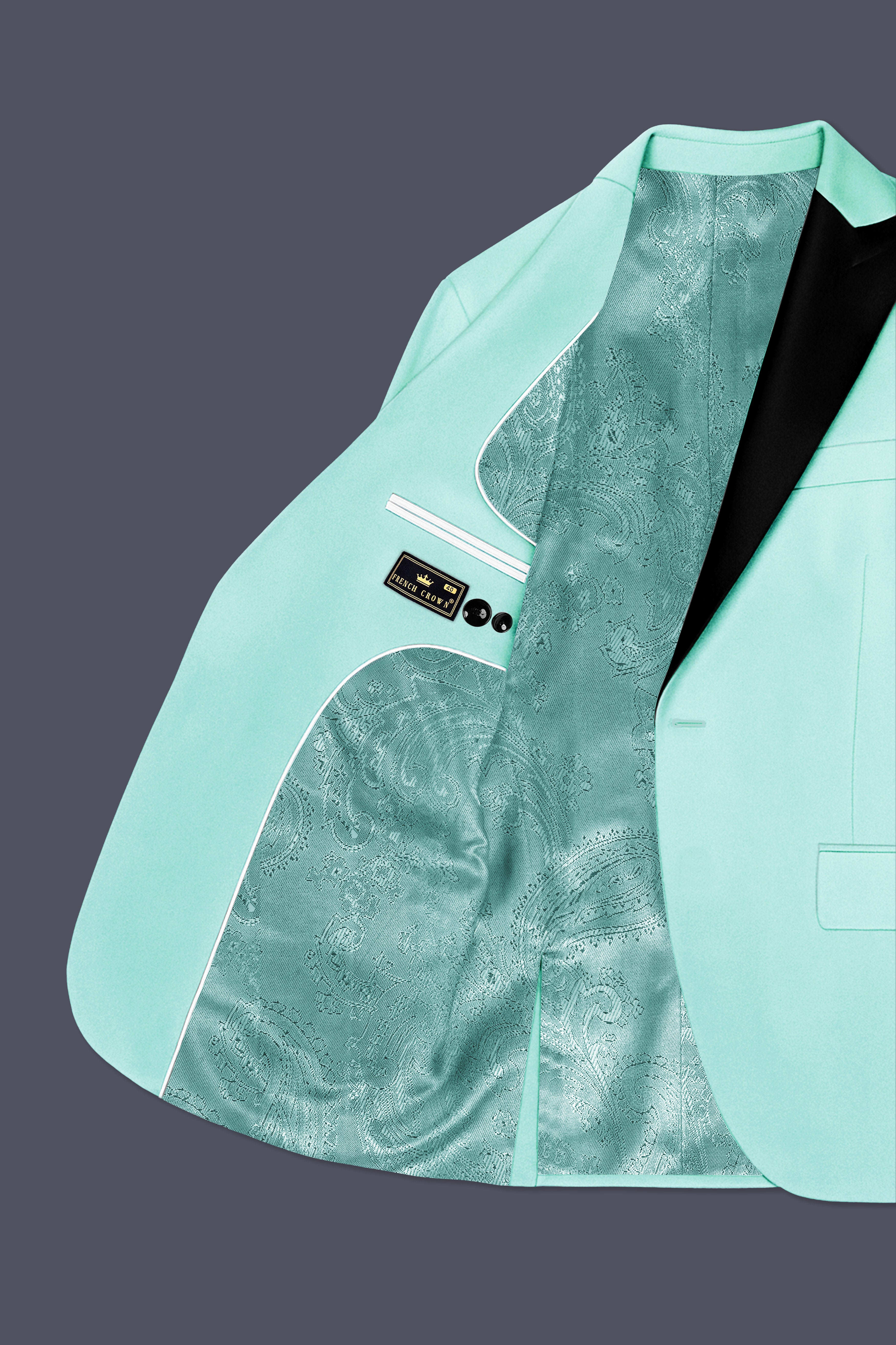 Verdalis-Cruise Green Velvet Peak Lapel Tuxedo Suit