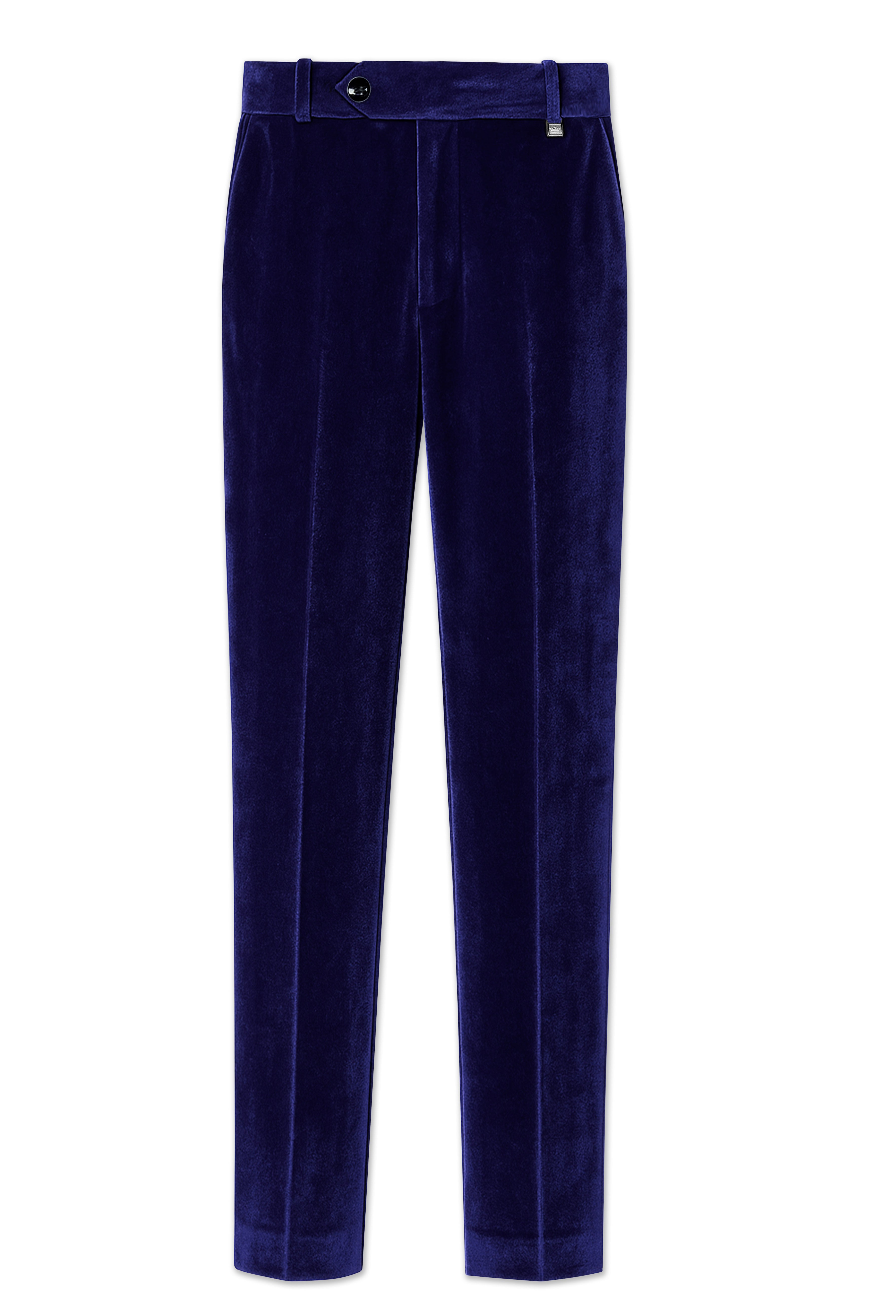 Azurion-Royal Blue Velvet Peak Lapel Tuxedo Suit