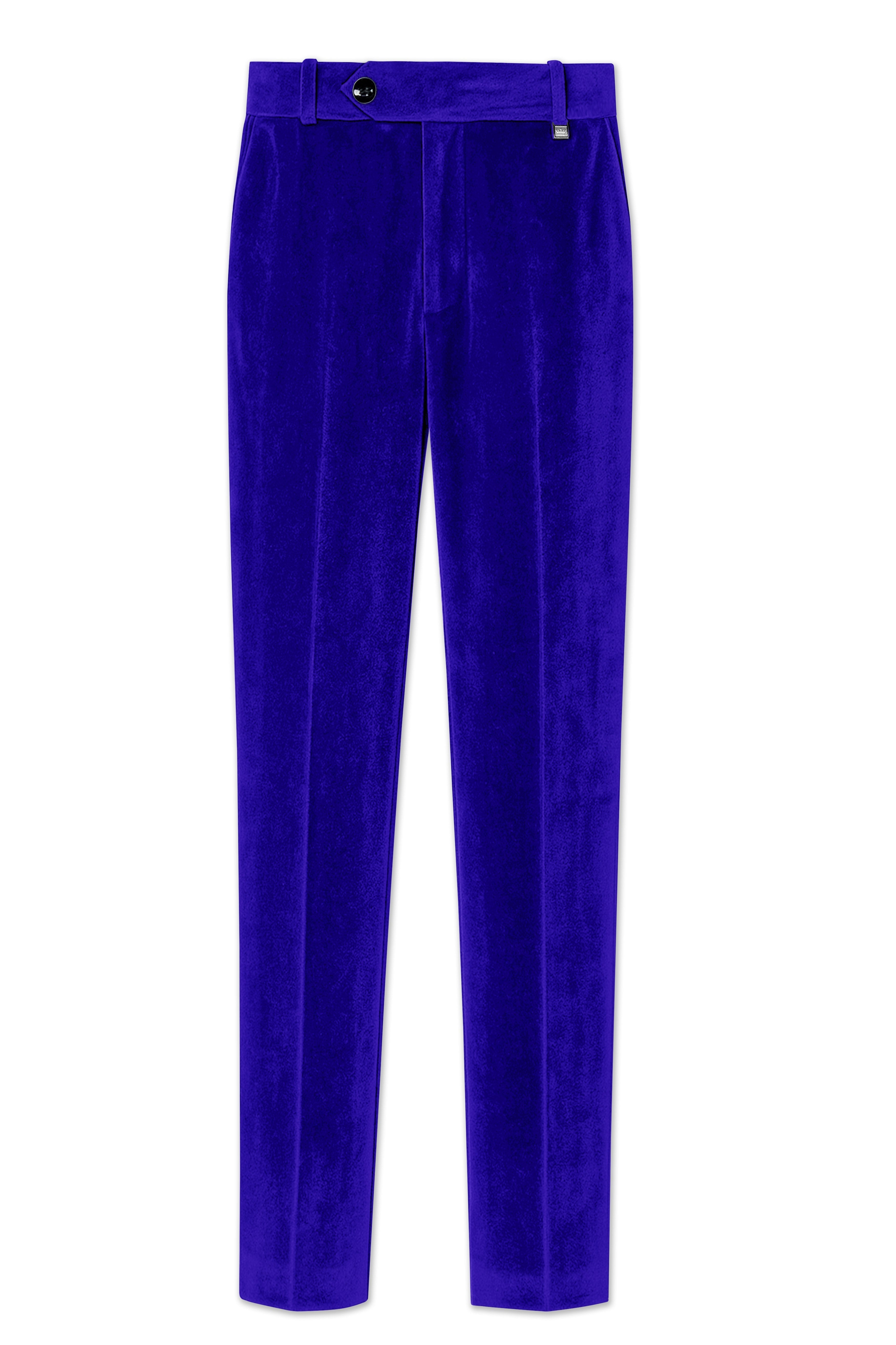 Blucrest-Ultramarine Blue Velvet Peak Lapel Tuxedo Suit