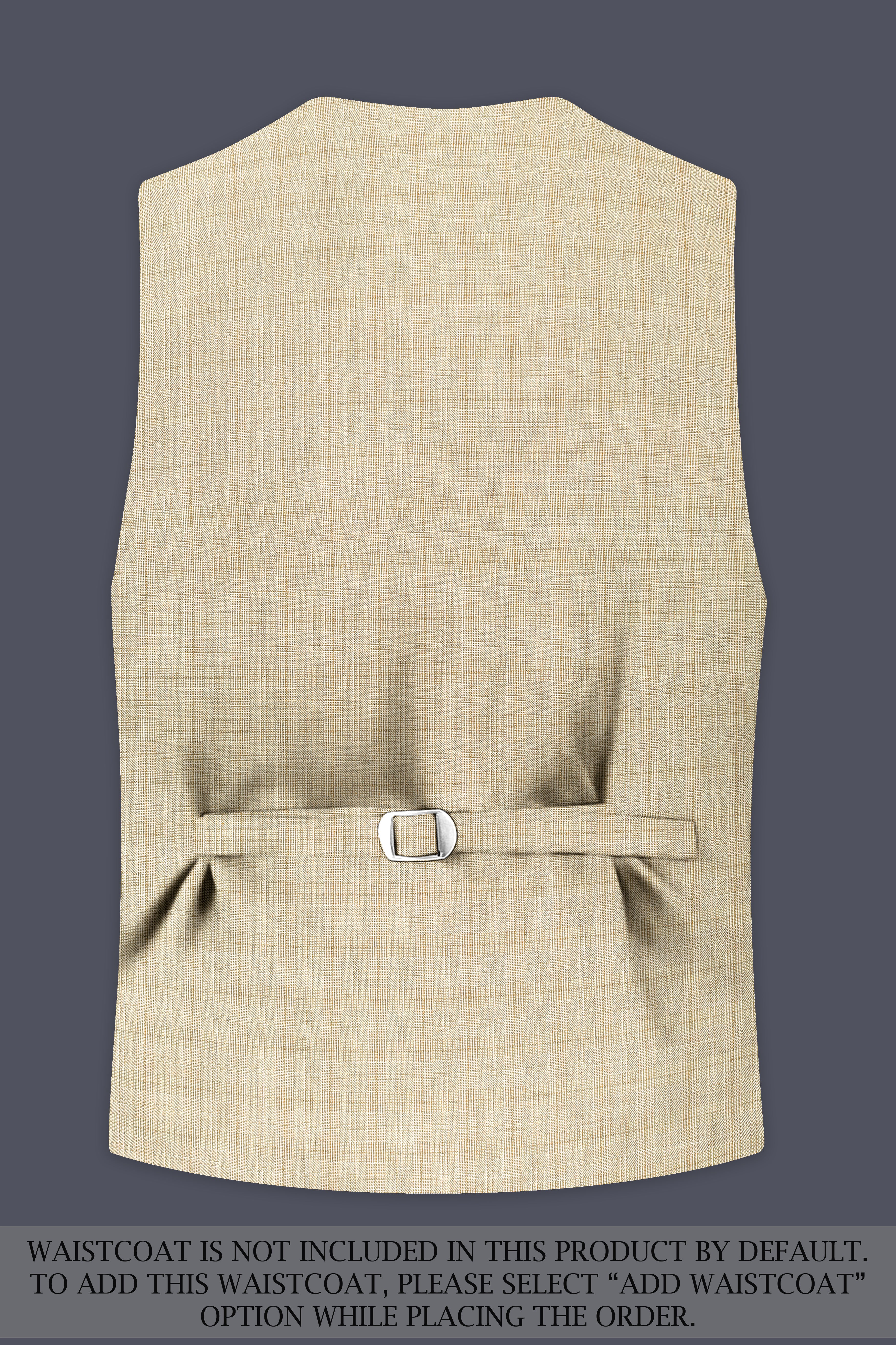Alviora-Rodeo Dust Cream Windowpane Wool Rich Single Breasted Suit