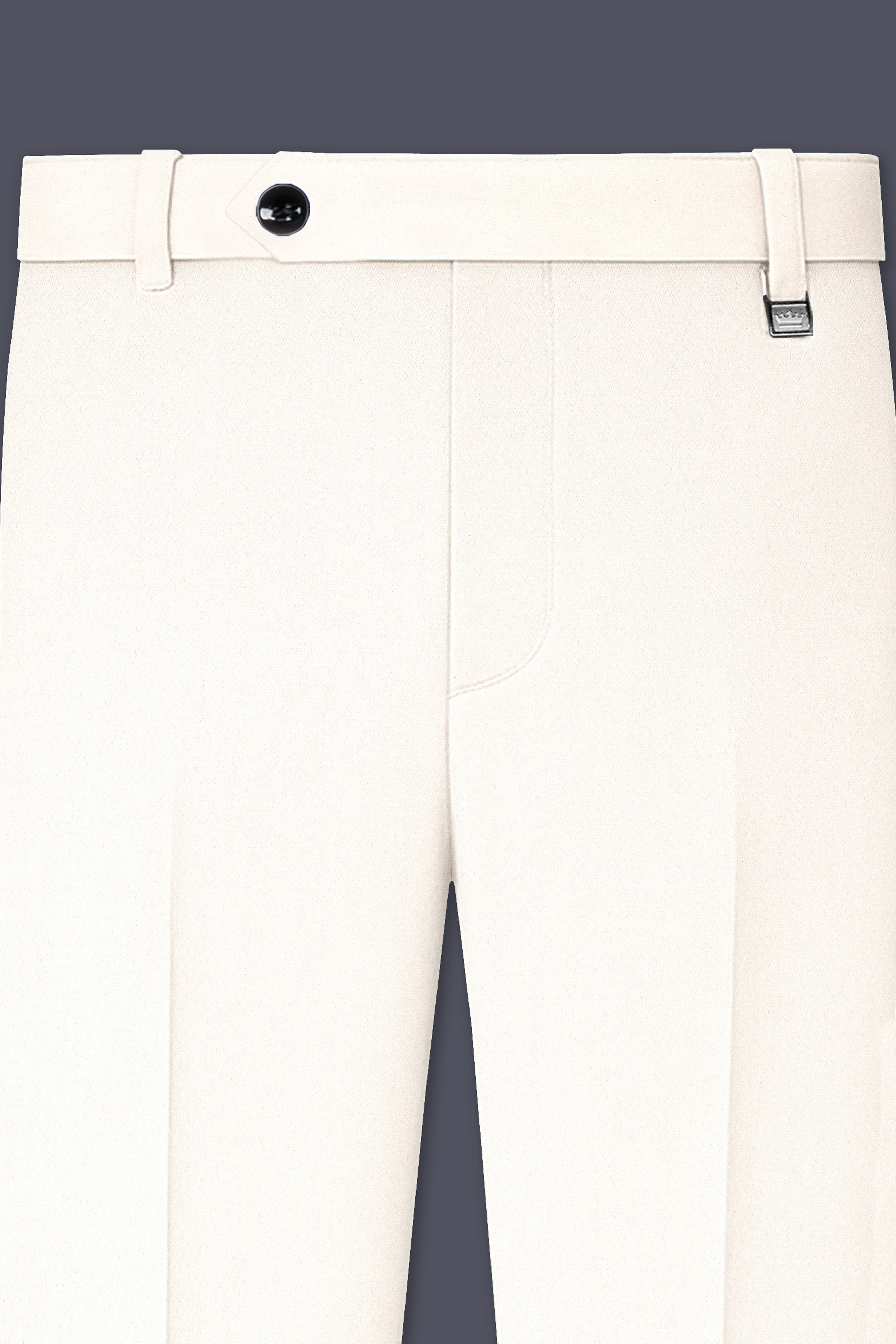 Biancore-Vista White 4-Way Stretch Premium Cotton Single Breasted Sports Suit