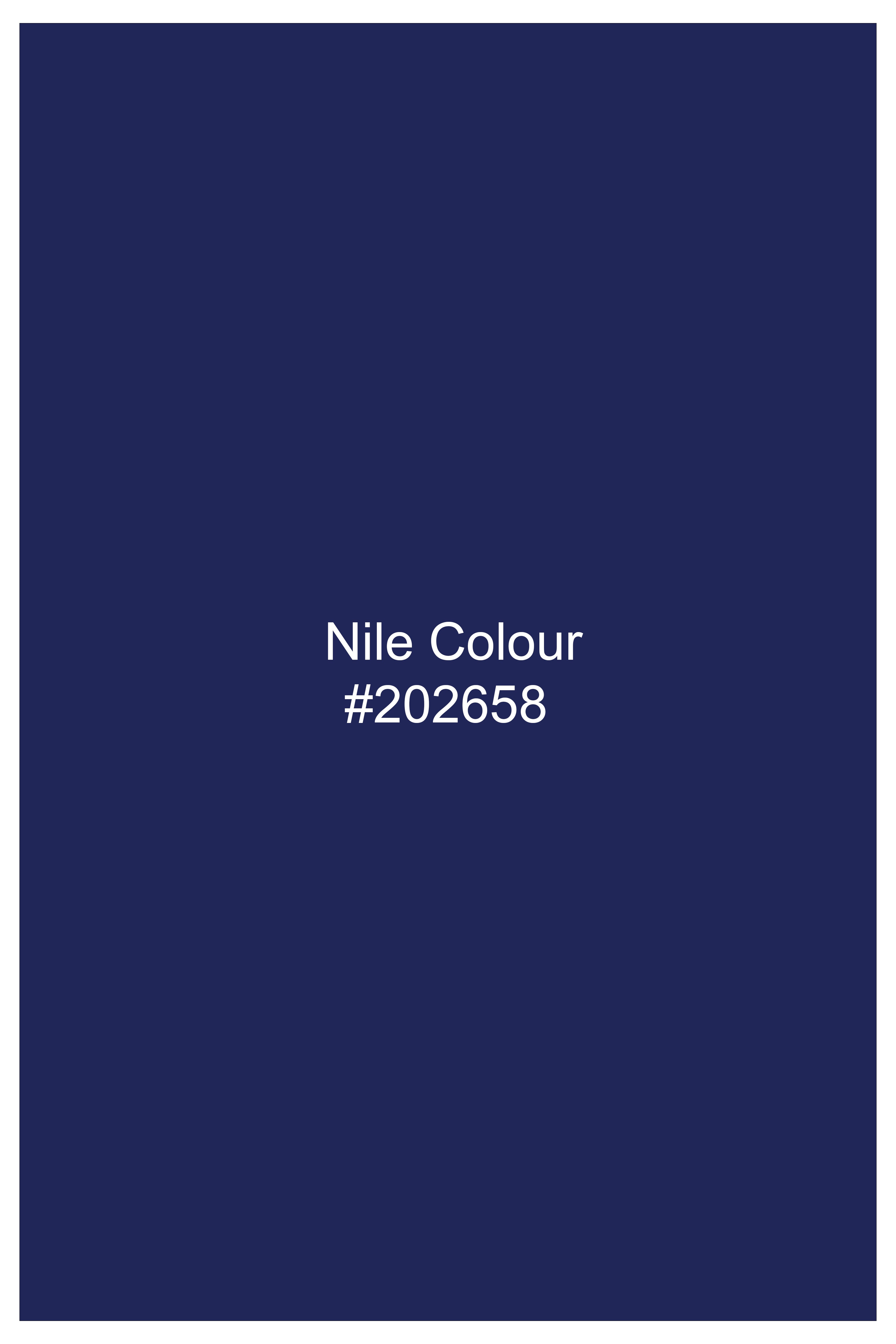 Premivell-Nile Blue Premium Cotton Single Breasted Sports Suit