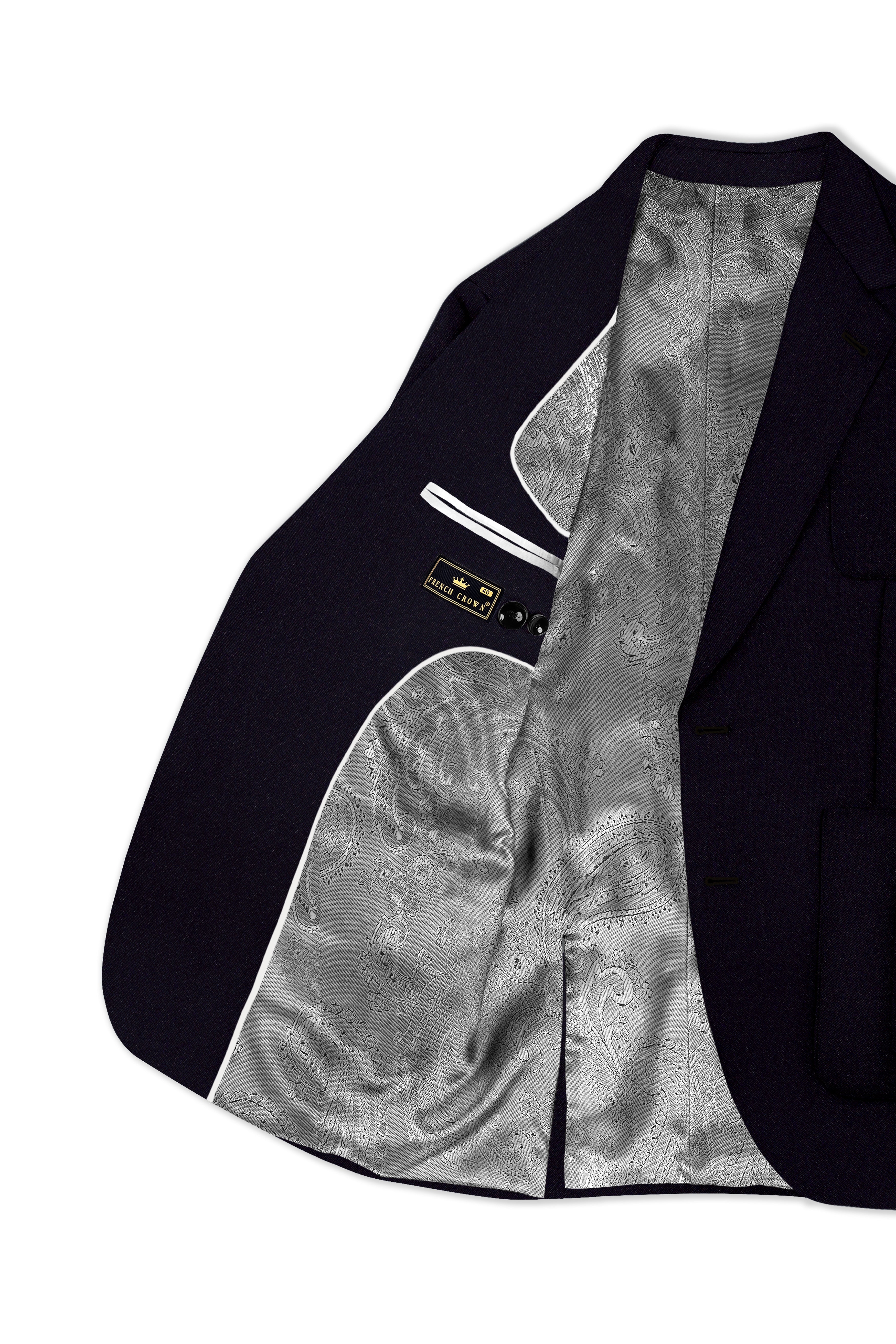 Noctivell-Jaguar Black Premium Cotton Single Breasted Sports Suit