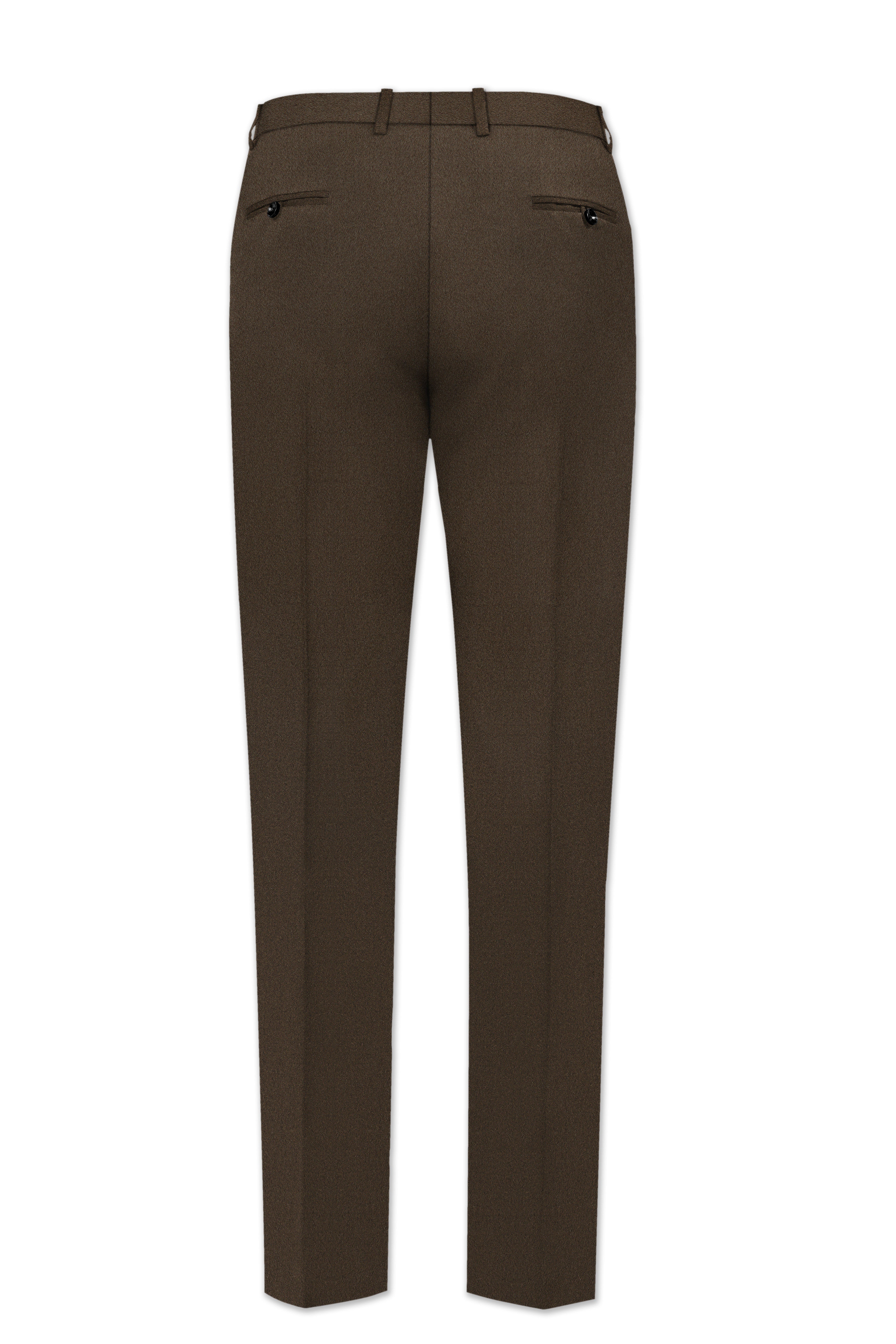 Jagvire-Birch Brown Premium Cotton Single Breasted Sports Suit