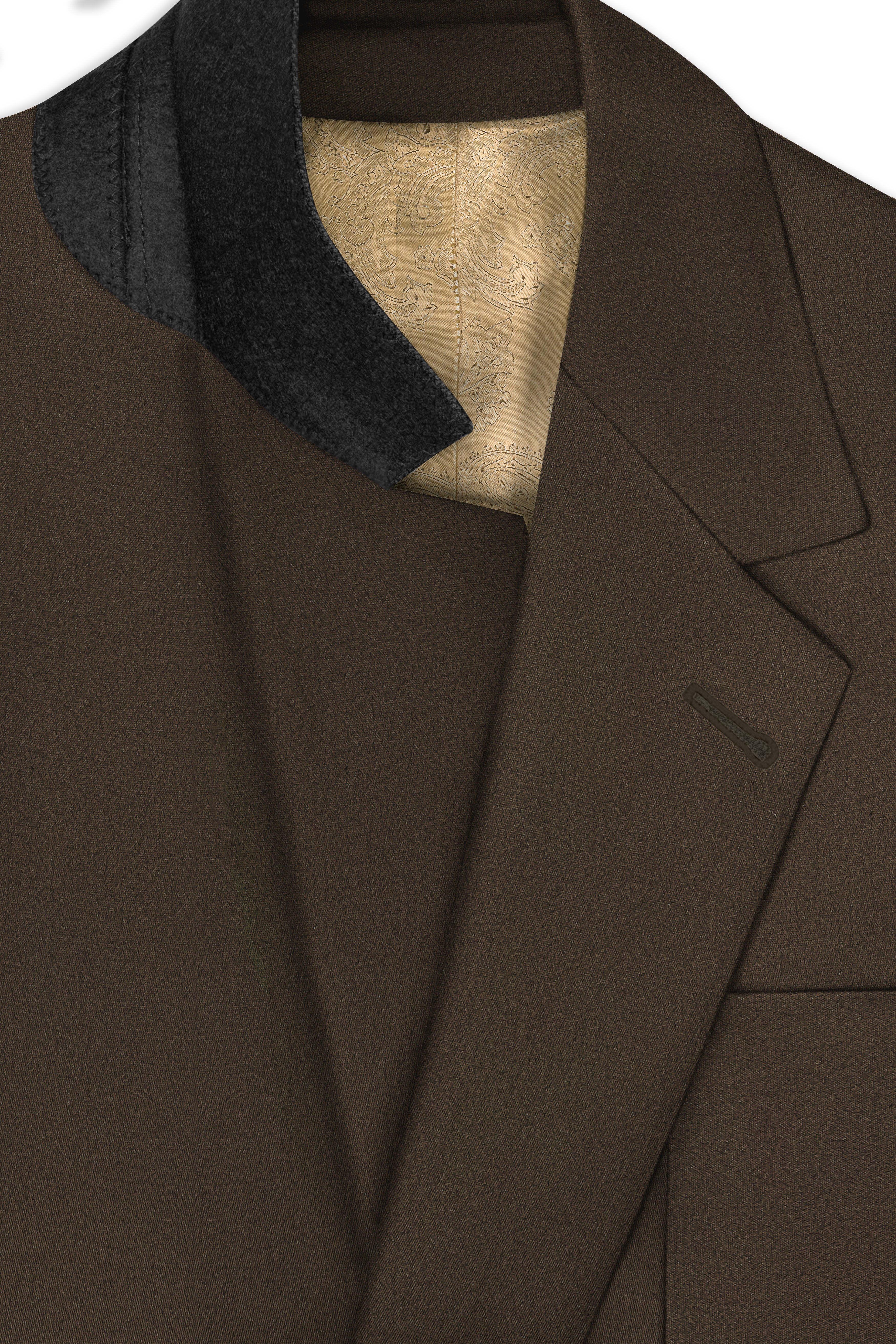 Jagvire-Birch Brown Premium Cotton Single Breasted Sports Suit