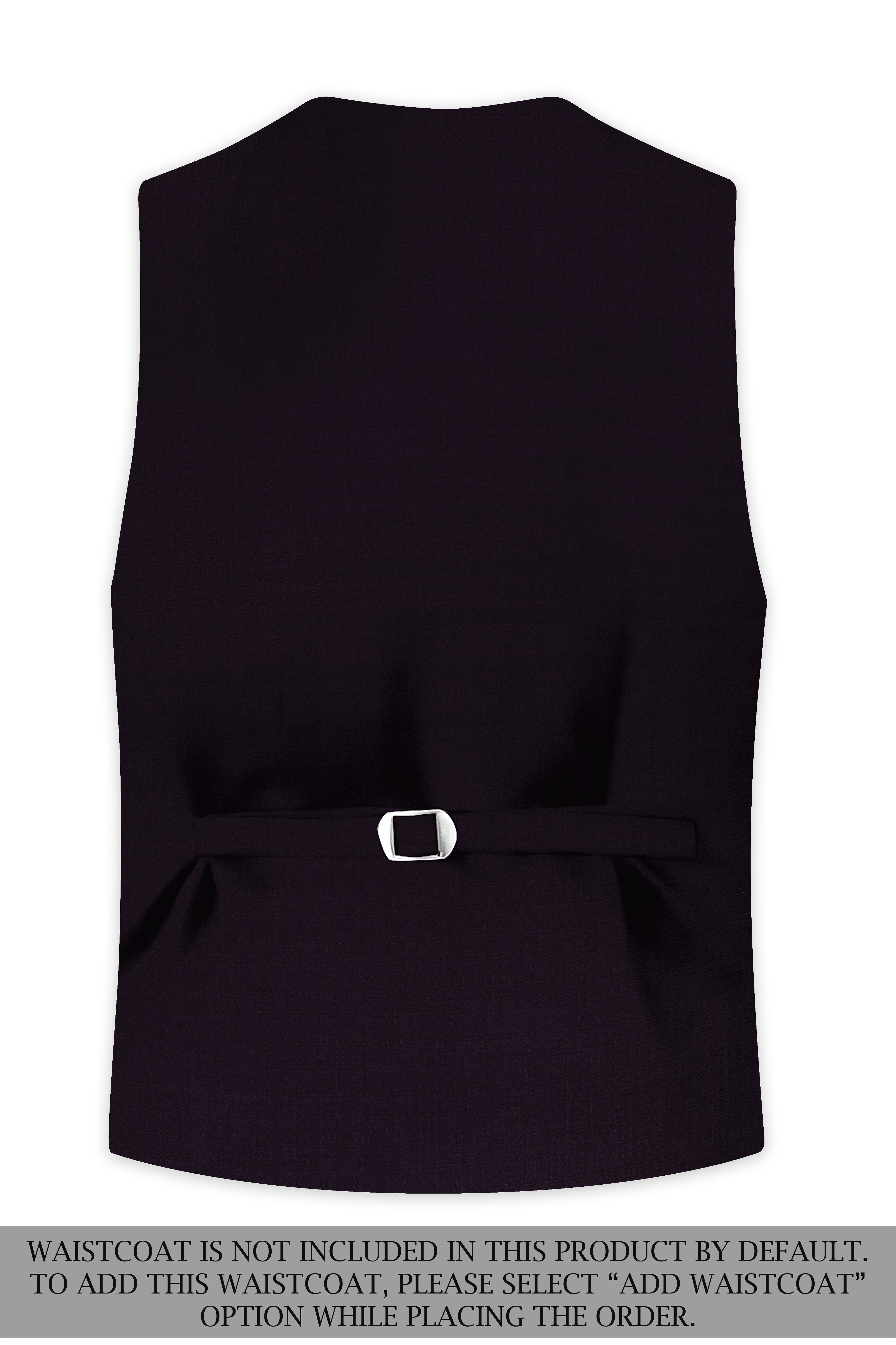 Noctivra-Cinder Black Wool Rich Single Breasted Suit