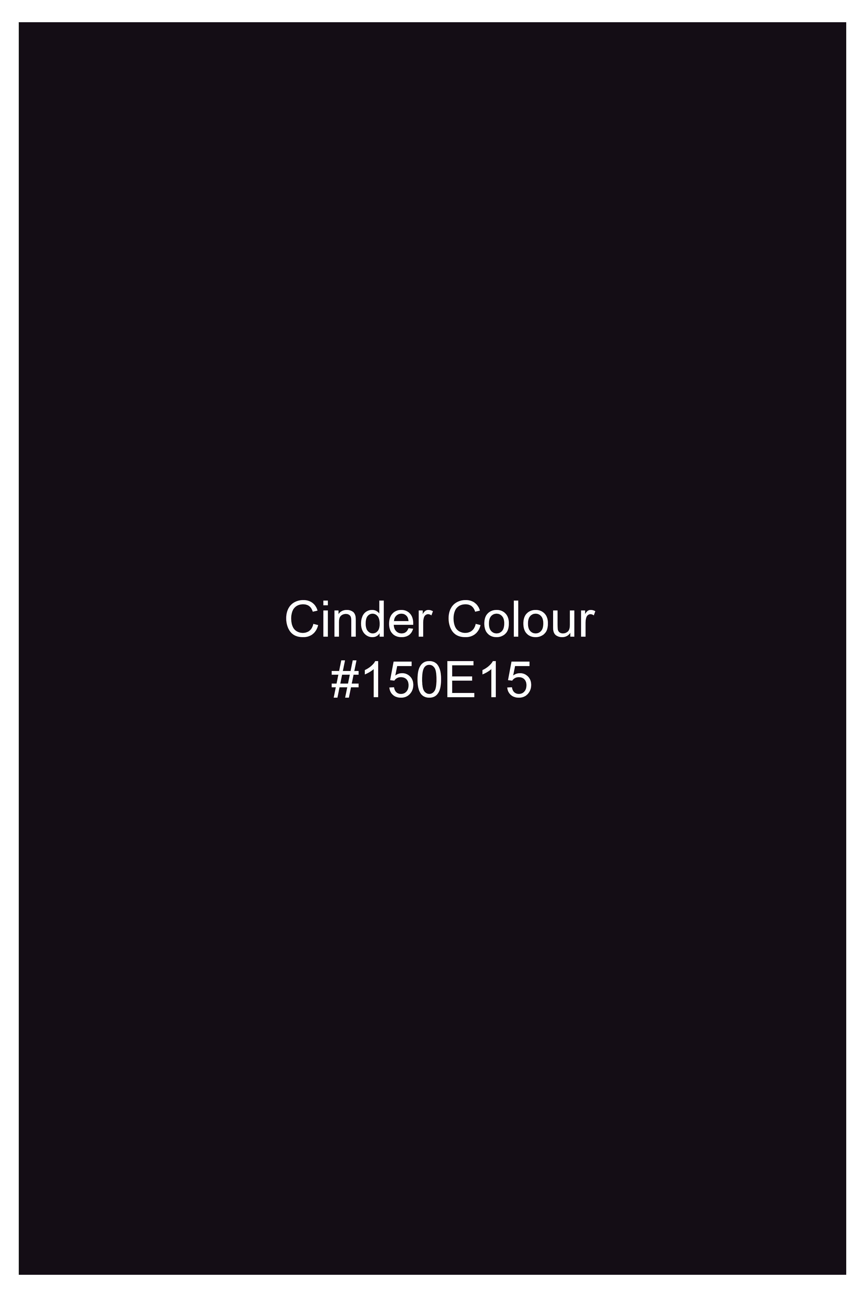 Noctivra-Cinder Black Wool Rich Single Breasted Suit